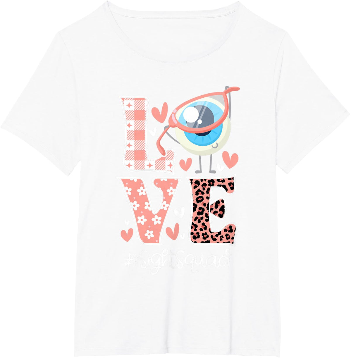 Love Sight Squad - Gnome Optometrist Optometry Eye Doctor T-Shirt - White