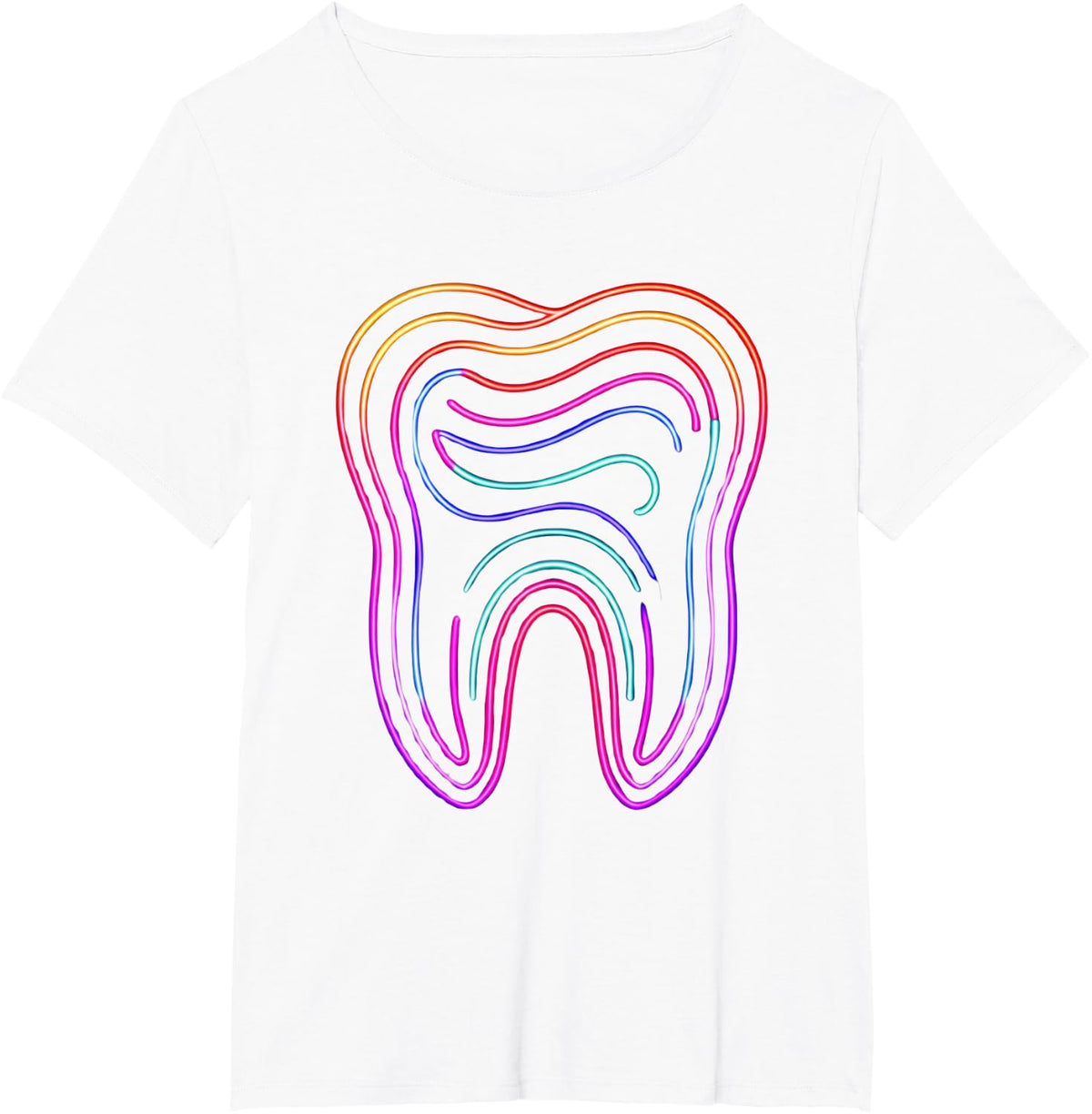 Dentist Retro Vintage Teeth Dental Hygienist Assistant Tooth T-Shirt - White