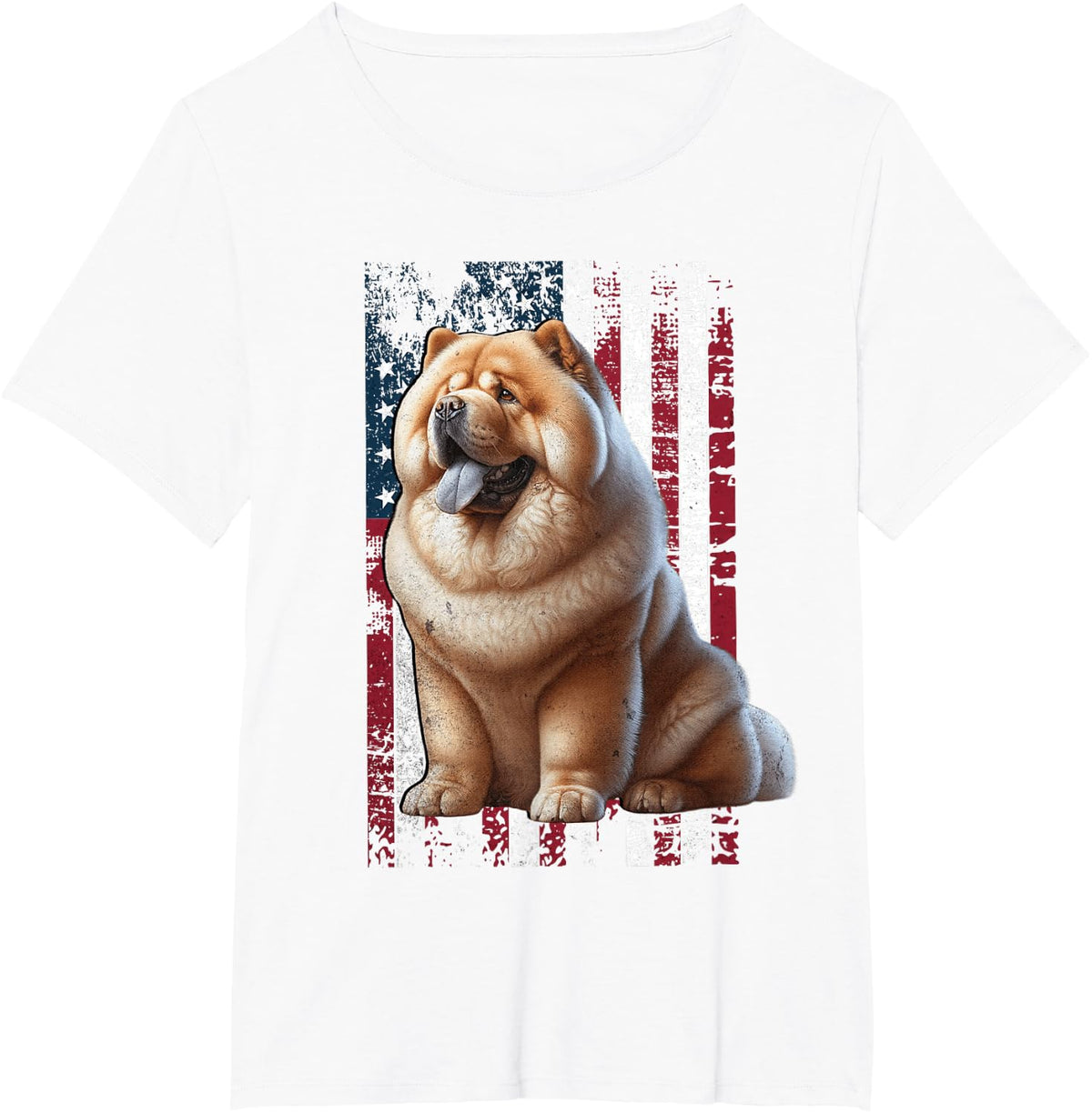 American Chow Chow US Chow Chow T-Shirt - White