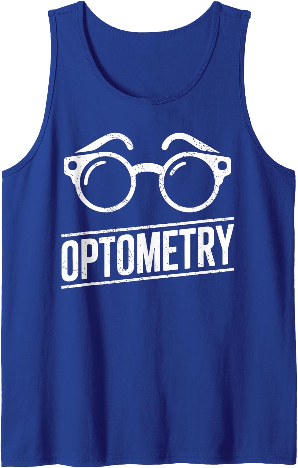 Optometry Funny Eye Doctor Optometrist Sleeveless Tank Top - Royal Blue