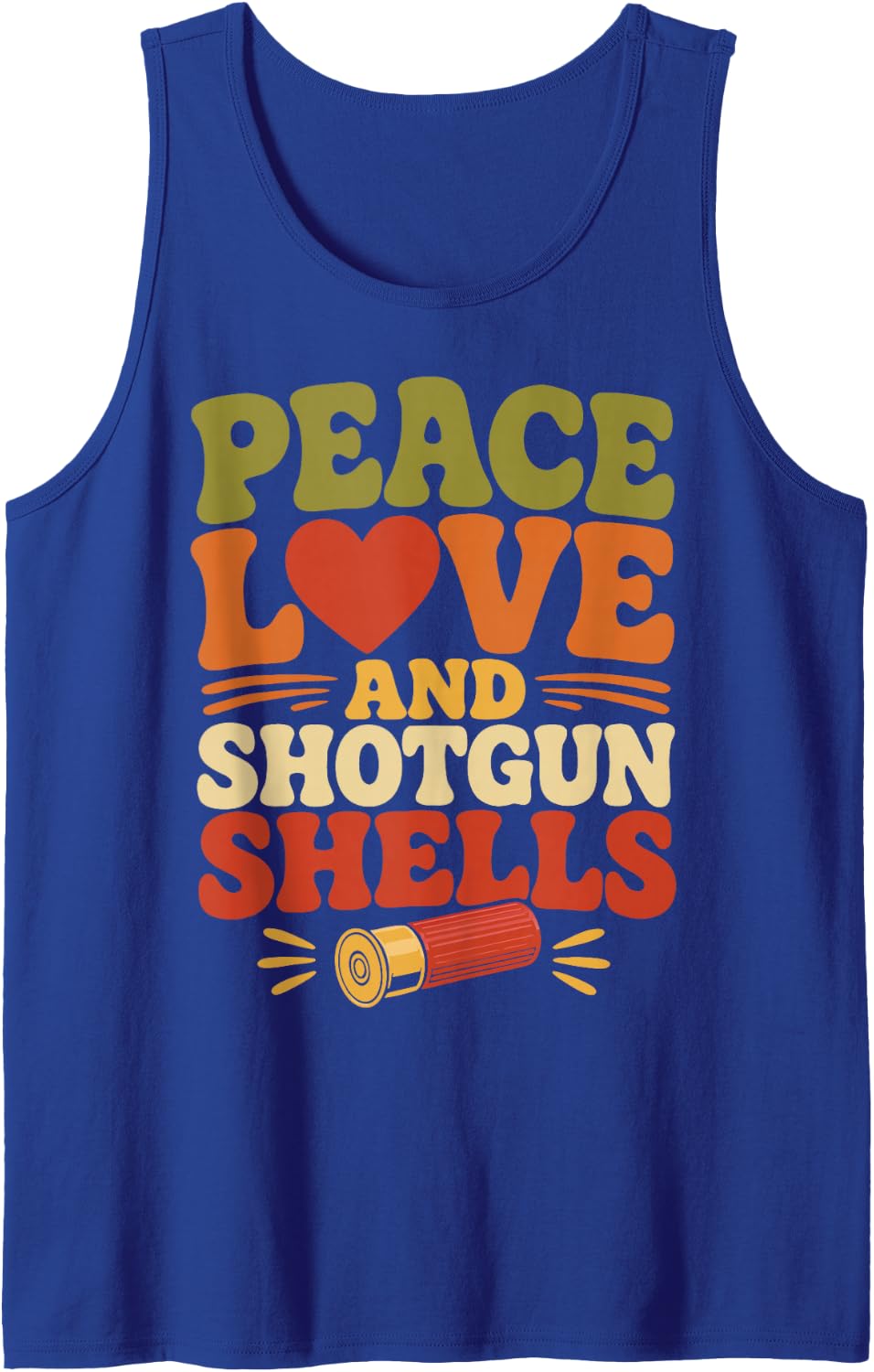 Shotgun Duck Hunting Season Tank Top - Royal Blue