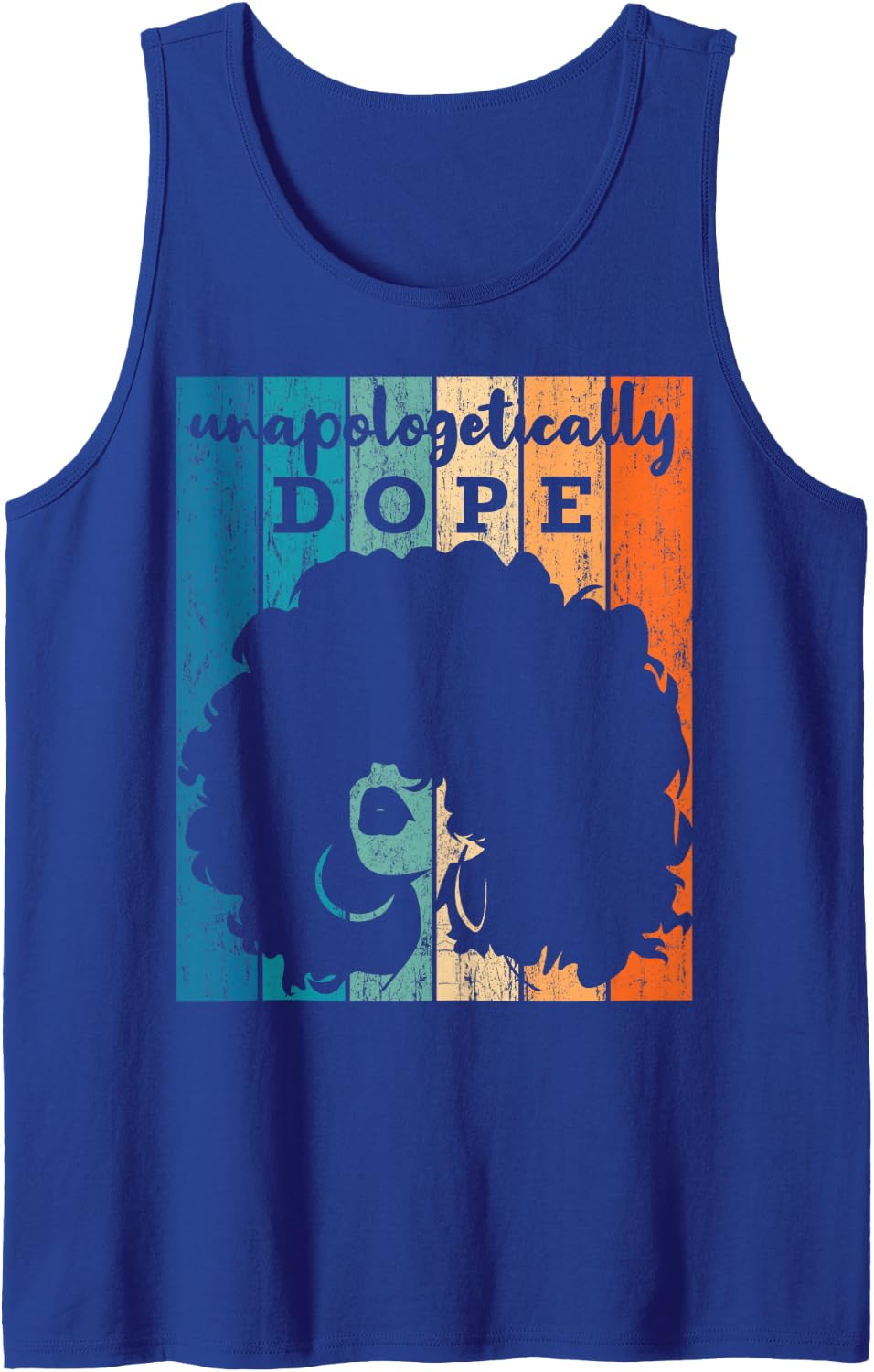 Unapologetically Dope Juneteenth Gift for Women Tank Top - Royal Blue