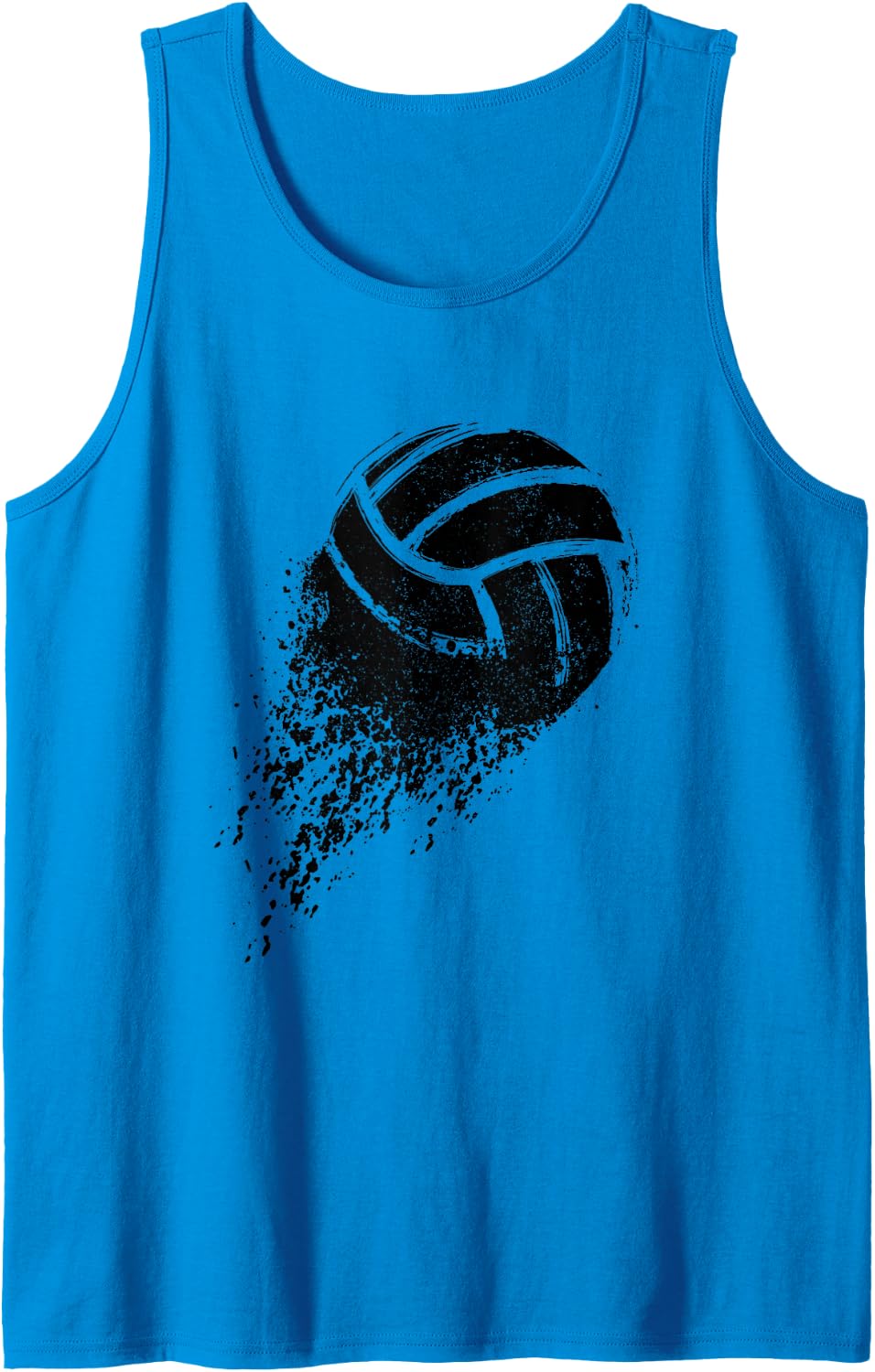 Volleyball Vintage Retro Sport Volleyball Player Tank Top - Sapphire Blue