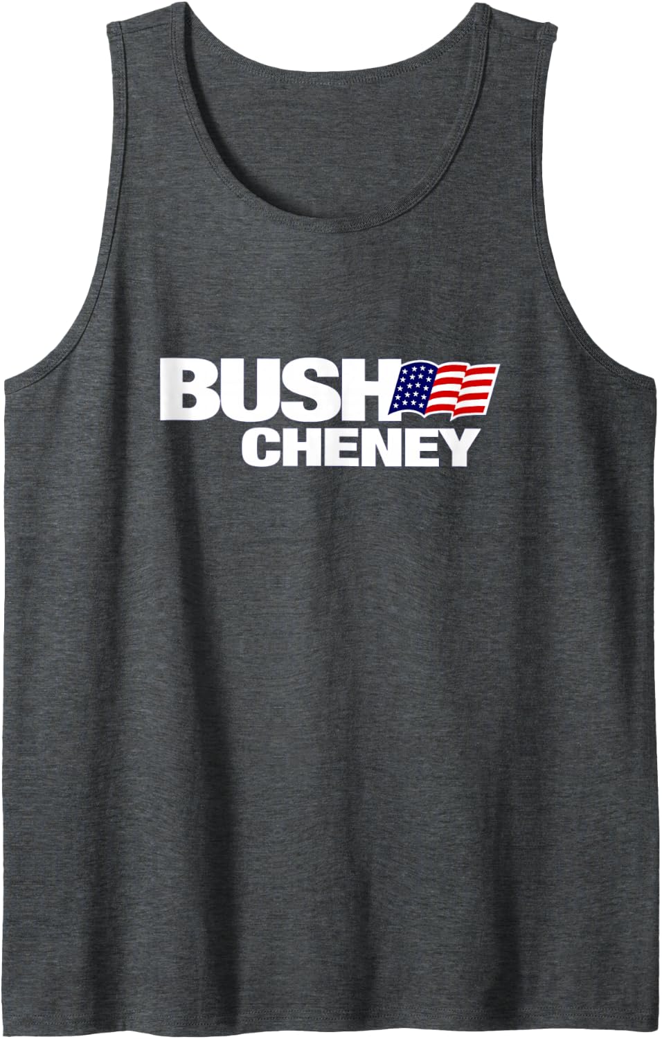 Bush Cheney Campaign Gear Tank Top - Dark Heather Grey
