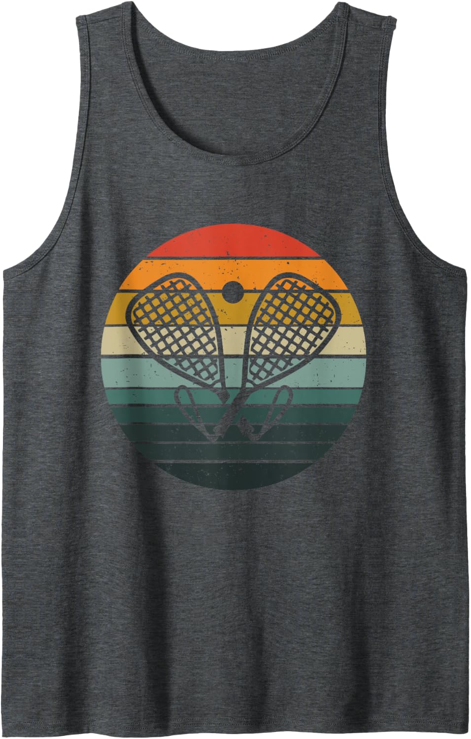 Racquetball Rackets Racquetball Ball Racquetball Tank Top - Dark Heather Grey