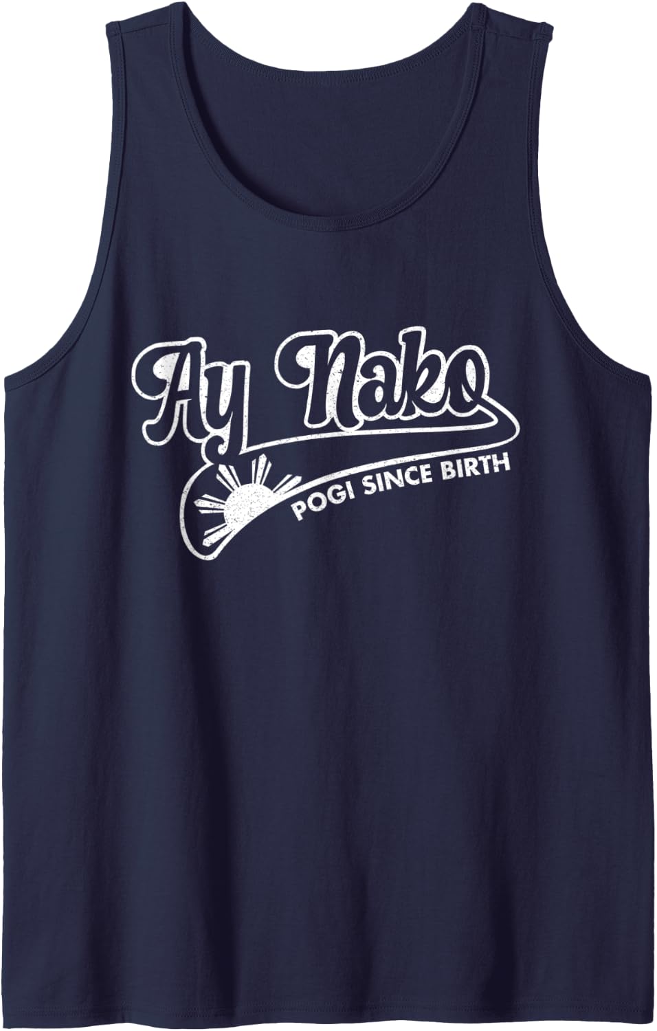Ay Nako Pogi Since Birth Funny Cute Shirt For Boys Men Kids Tank Top - Navy Blue