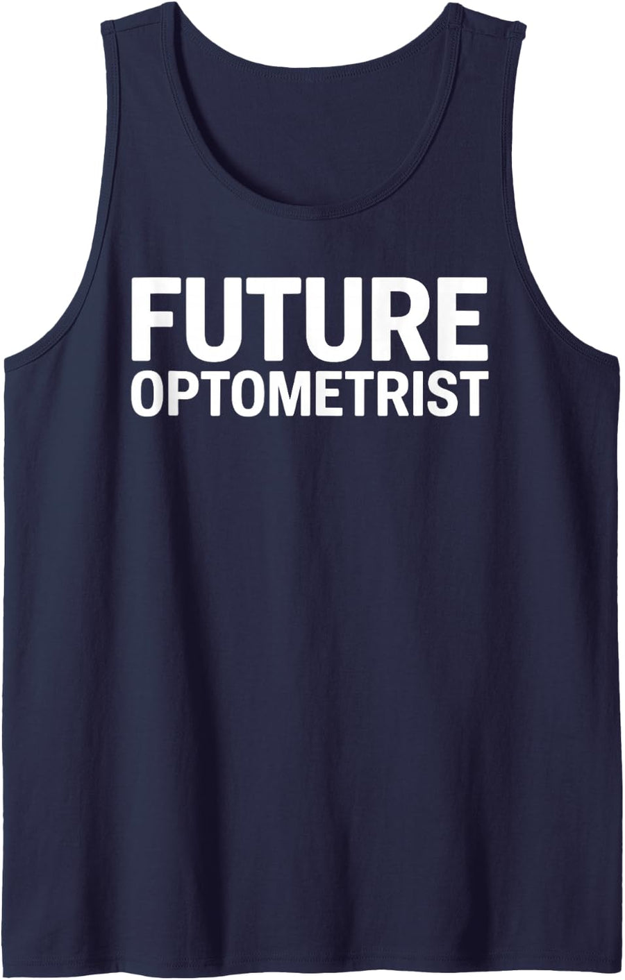 Funny Optometrist Design for Men Women Optometry Optometrist Sleeveless Tank Top - Navy Blue