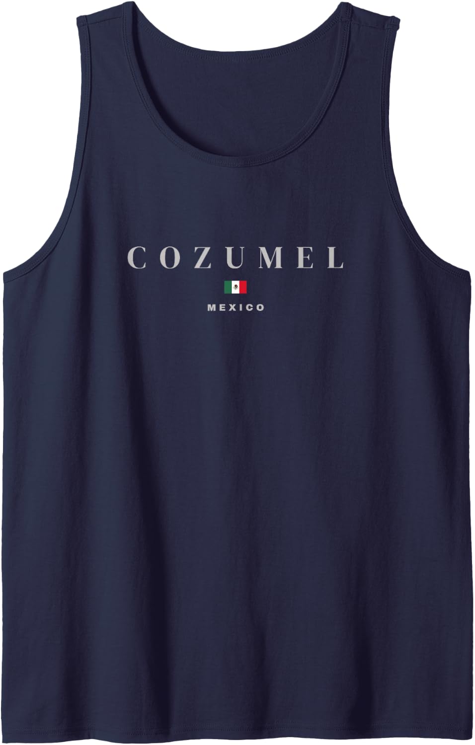 Cozumel Mexico Tank Top - Navy Blue