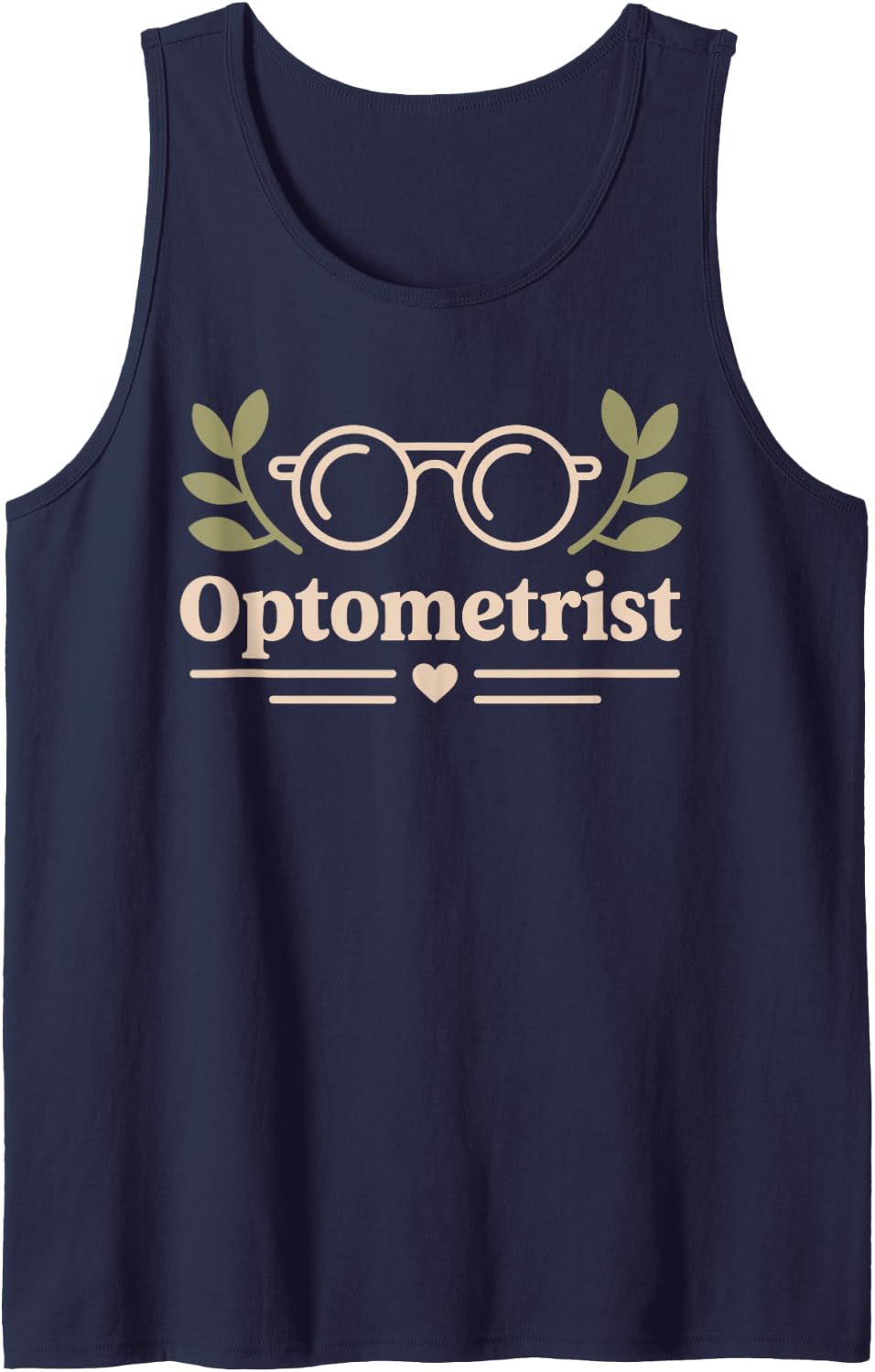 Optometrist Optometry Eye Doctor Sleeveless Tank Top - Navy Blue