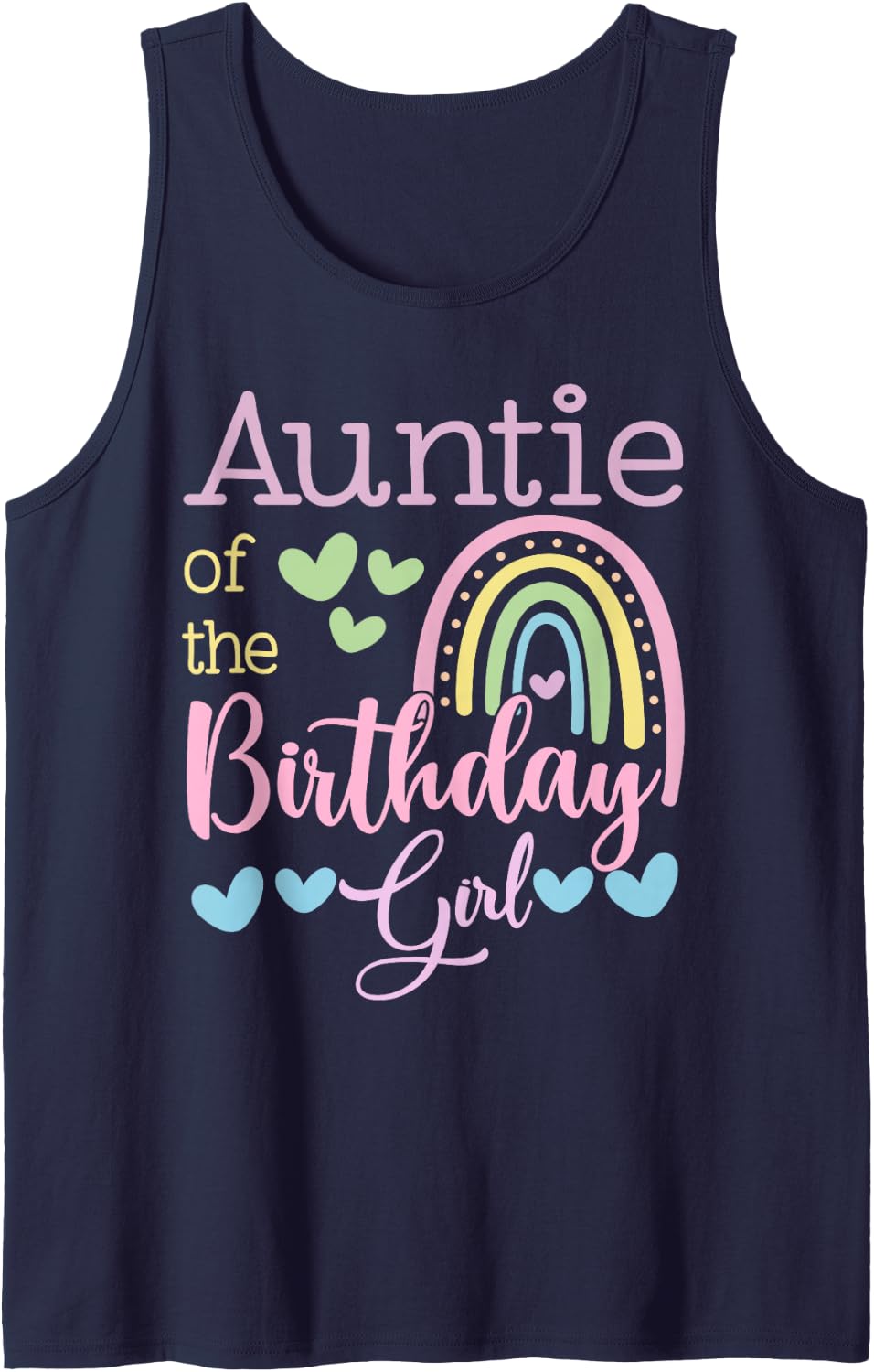 Family Tank Top - Navy Blue