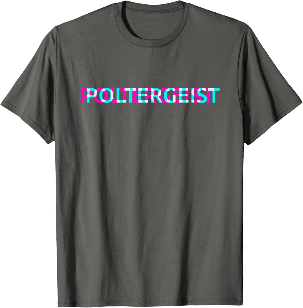 Poltergeist Edgy Aesthetic Grunge Emo Pastel Goth Halloween T-Shirt - Asphalt Grey