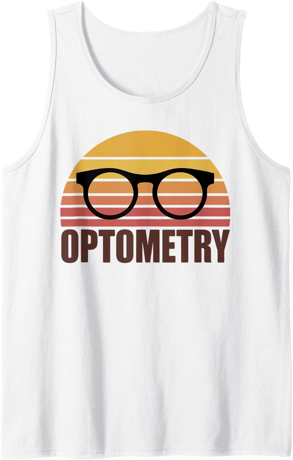 Funny Optometry Optometrist Eye Doctor Sleeveless Tank Top - White