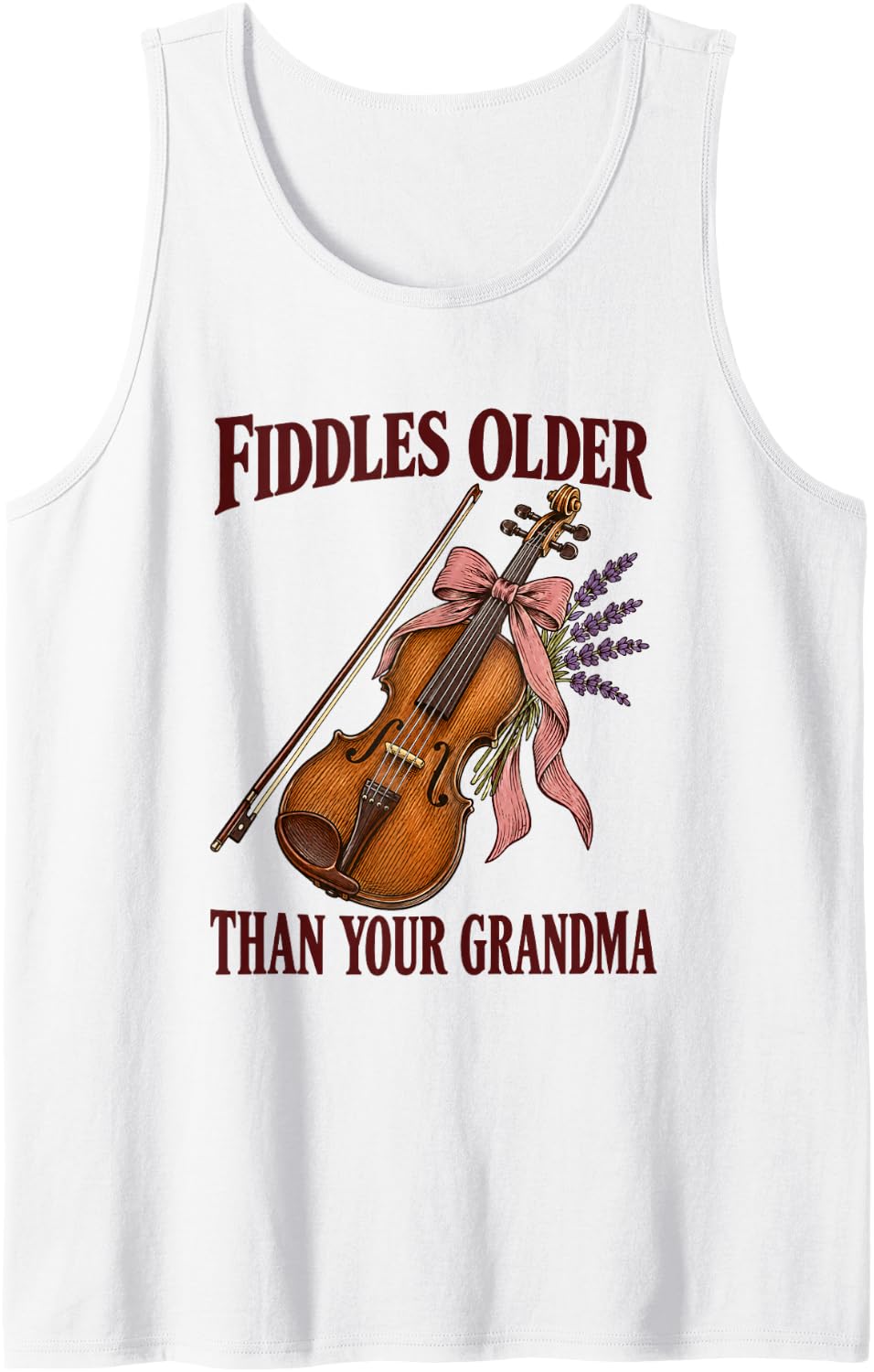 Grandma Birthday Sleeveless Tank Top - White