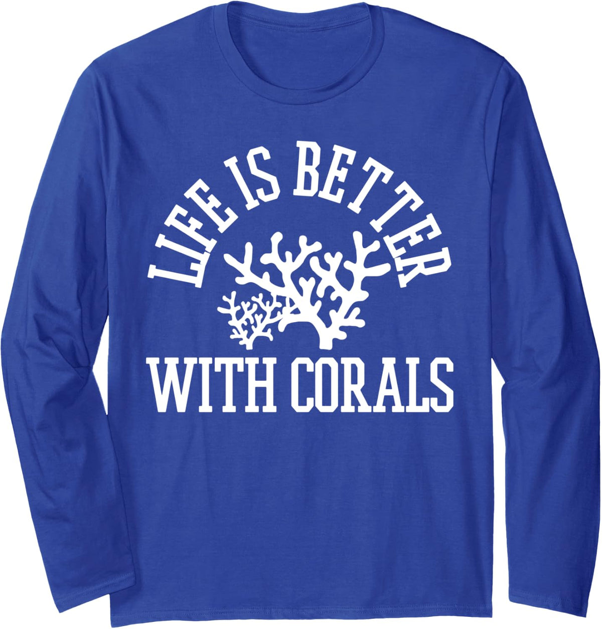 Aquarium Long Sleeve T-Shirt - Adult Unisex Royal Blue