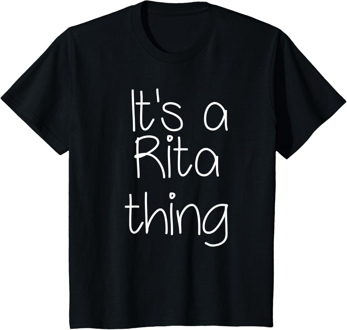 IT'S A RITA THING Funny Birthday Women Name Gift Idea T-Shirt - Black