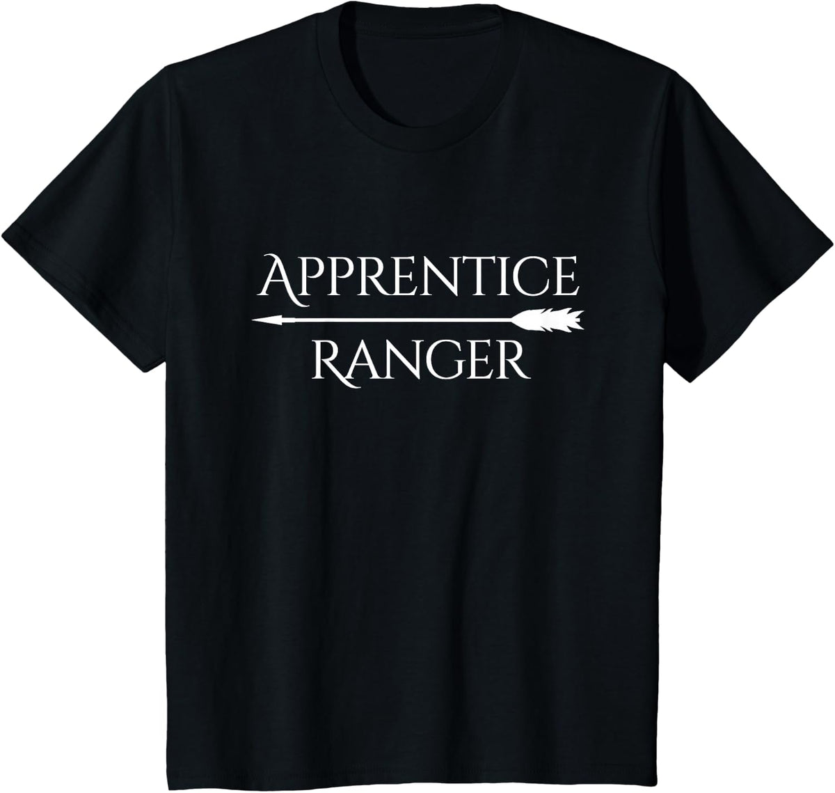 Apprentice Ranger Arrow Literary Bookish T-Shirt - Black