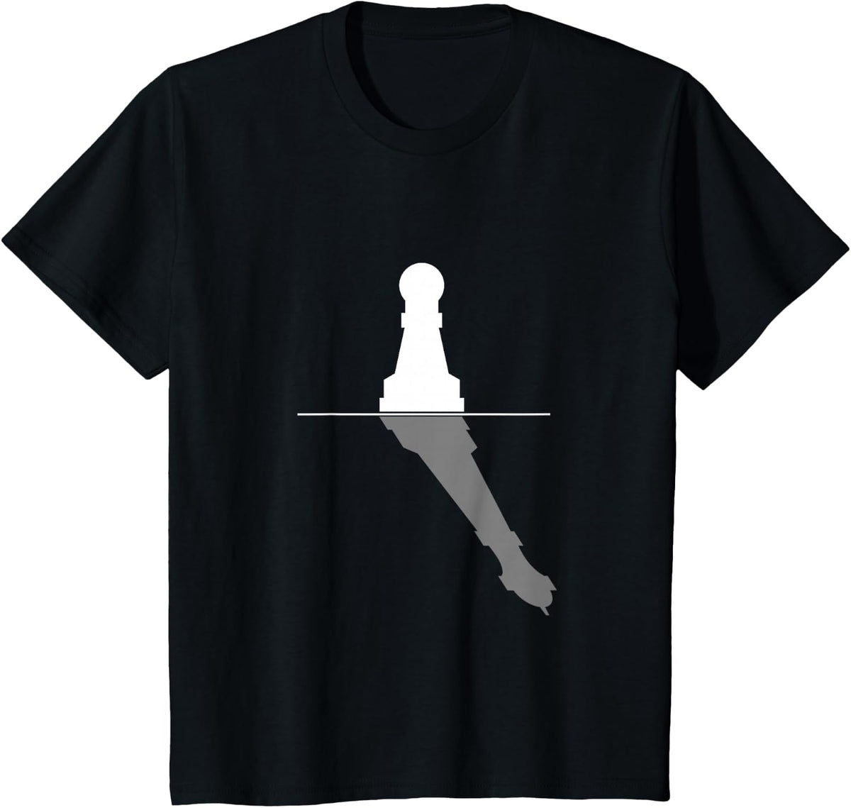 Pawn Queen Chess T-Shirt - Black
