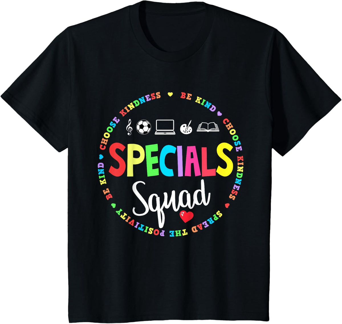Specials Squad Teacher TRIBE Team Back To Primary School T-Shirt - Black