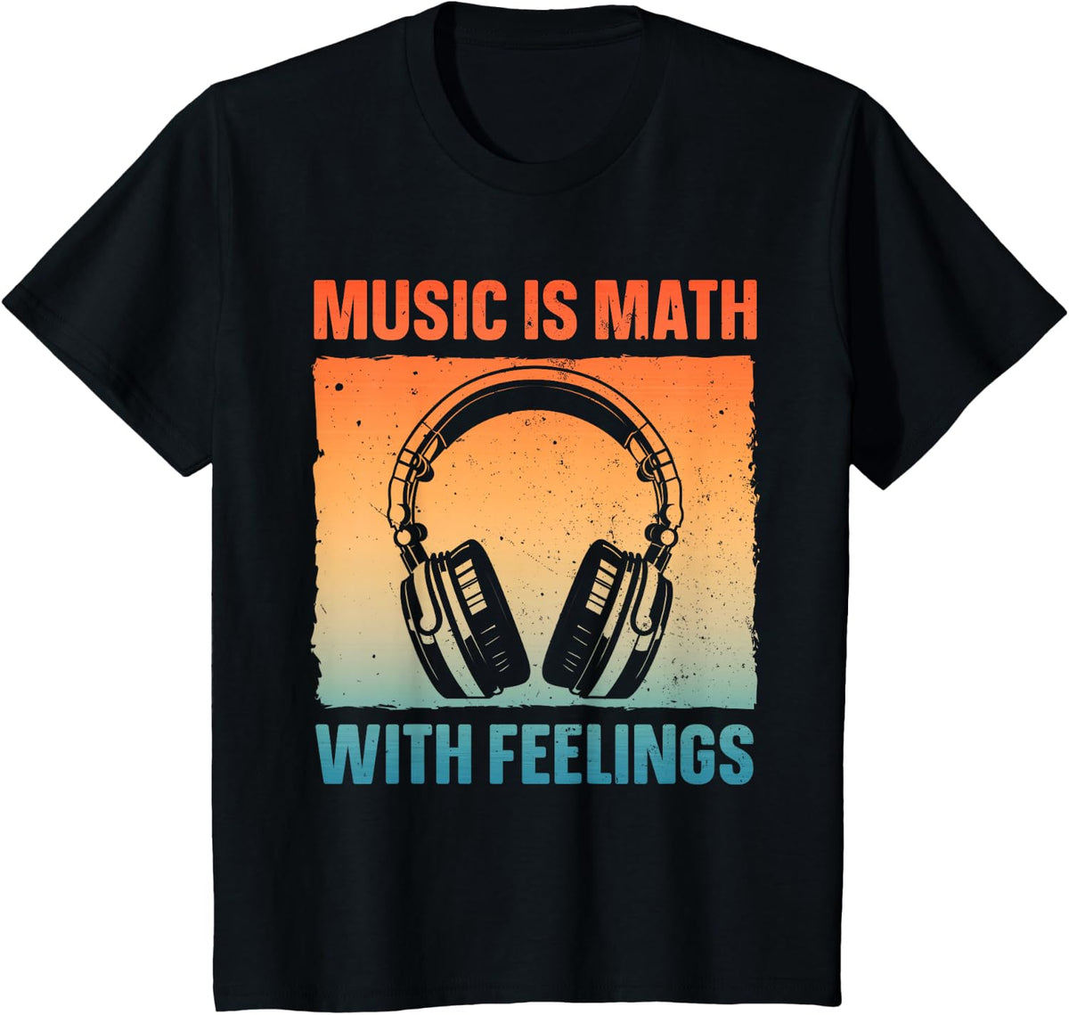 Funny Music Art For Men Women Music Teacher Themed Gag Music T-Shirt - Black