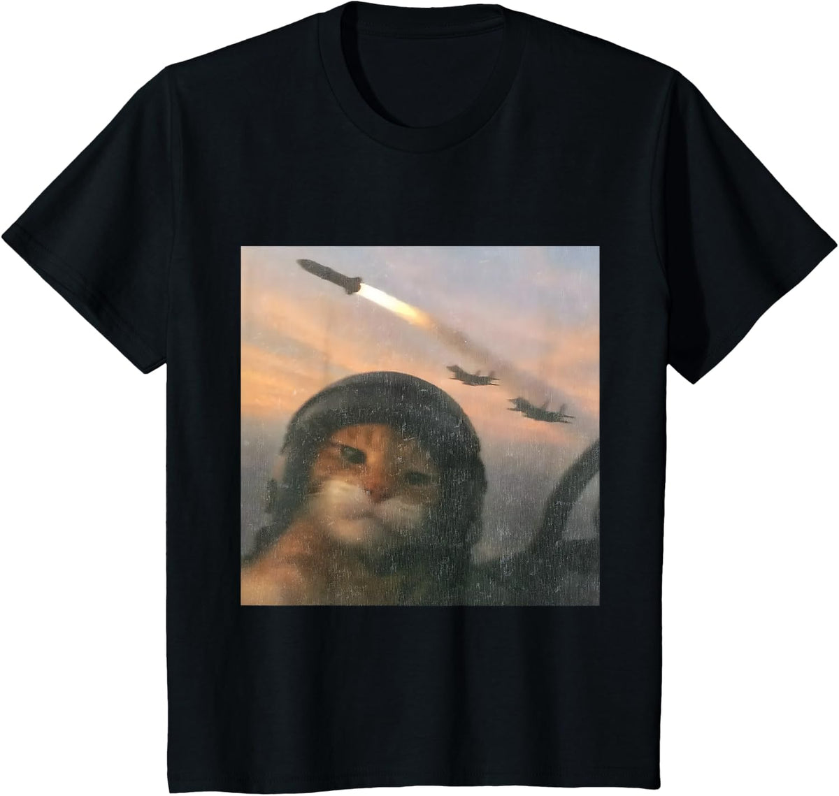 T-Shirt Tee for Cat Lovers - Black
