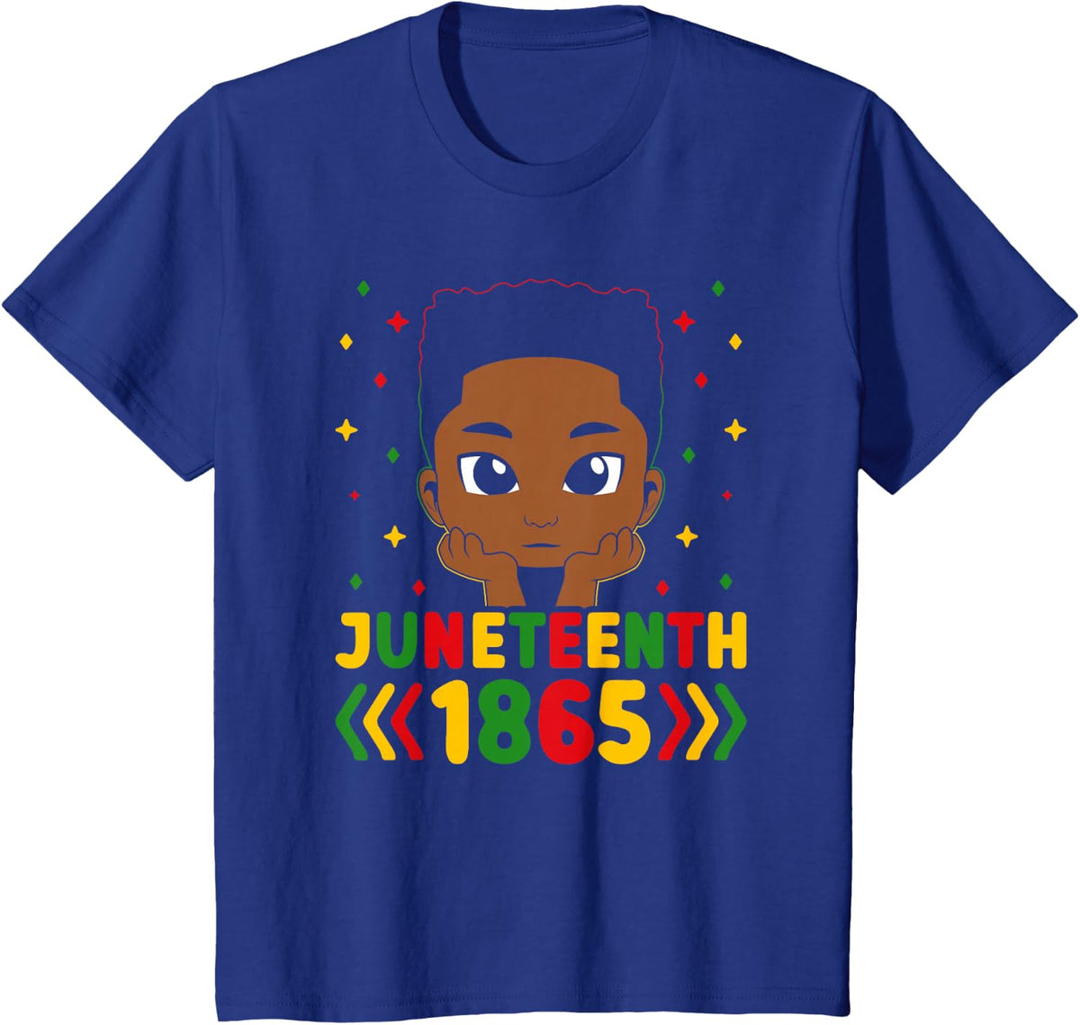 Juneteenth Vibes 1865 Melanin Black History African Toddler T-Shirt - Royal Blue