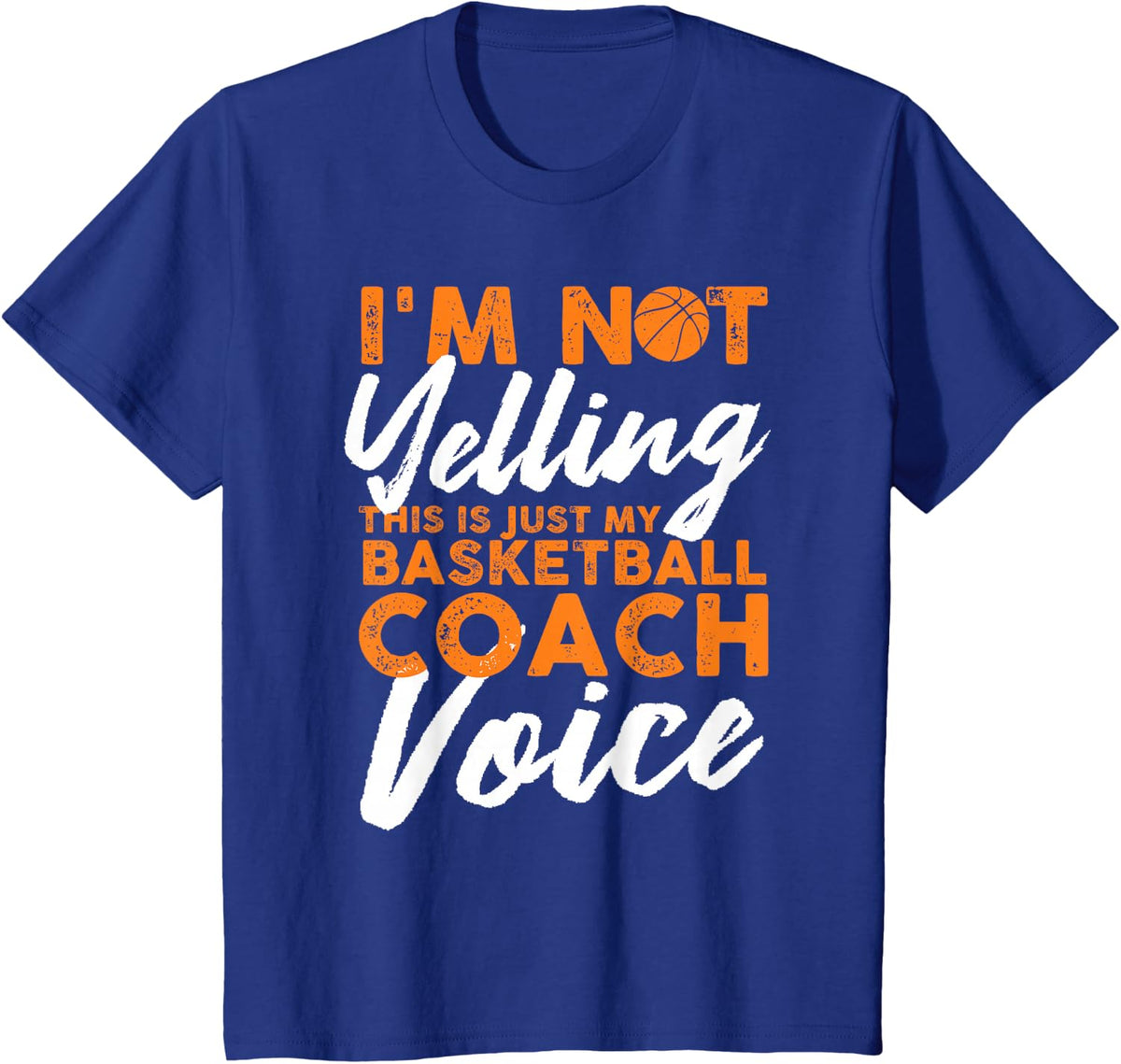 Cool Basketball Coach for Men Women Team Basketball Coaching T-Shirt - Royal Blue