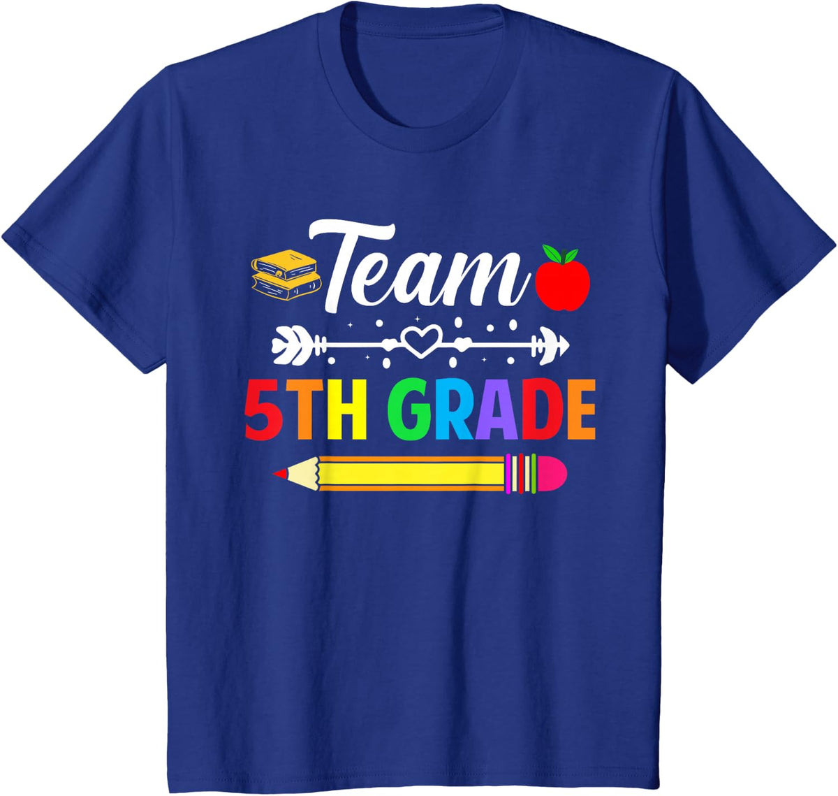 Team 5th Grade Teacher 5th Grade Team Teacher School Grade T-Shirt - Royal Blue