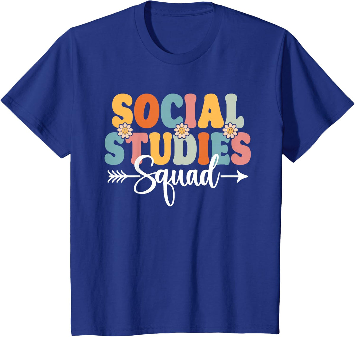 Social Studies Squad Back To School Teachers Students T-Shirt - Royal Blue