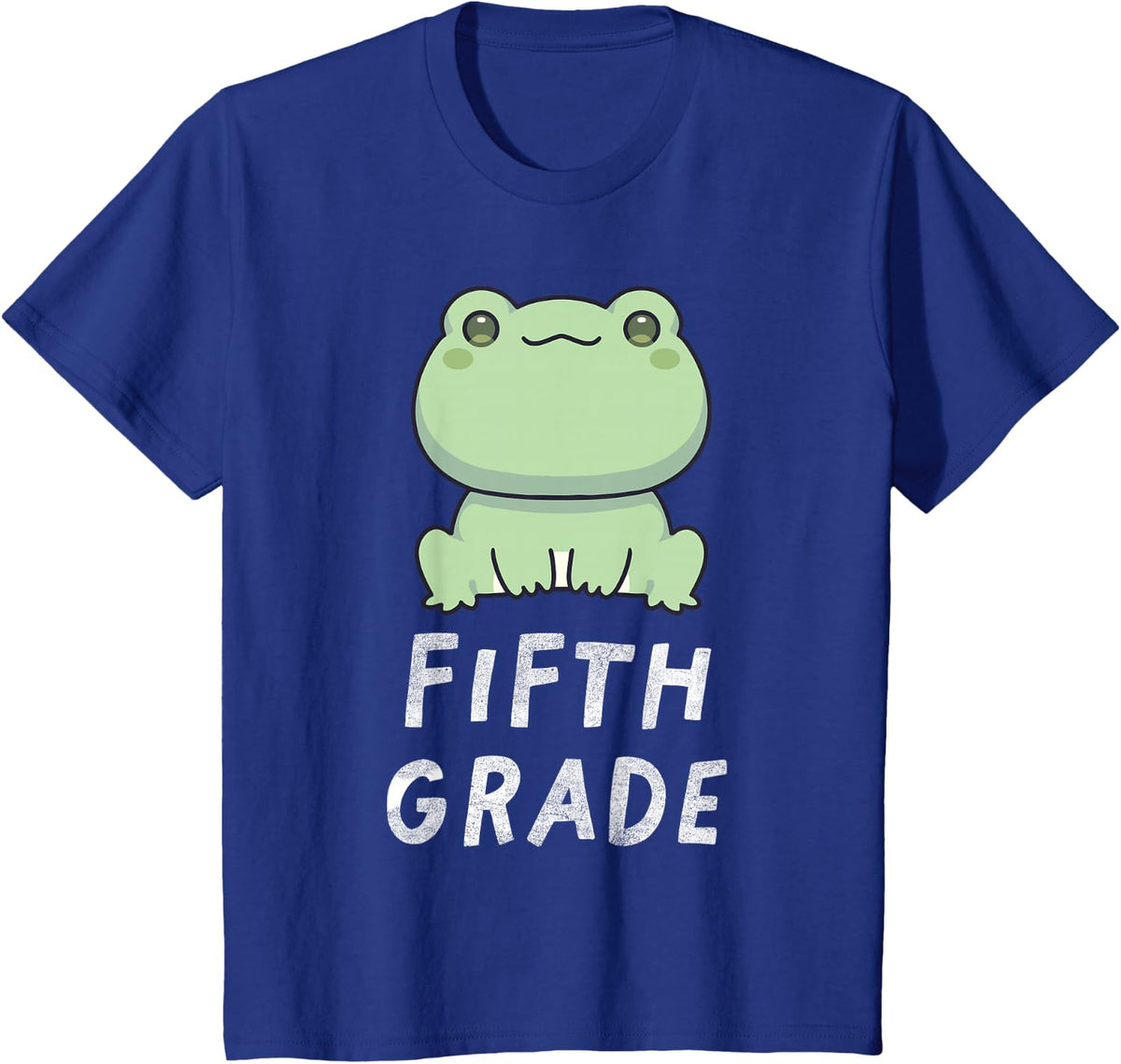 5th Grade Frog Back To School Student Teacher T-Shirt - Royal Blue