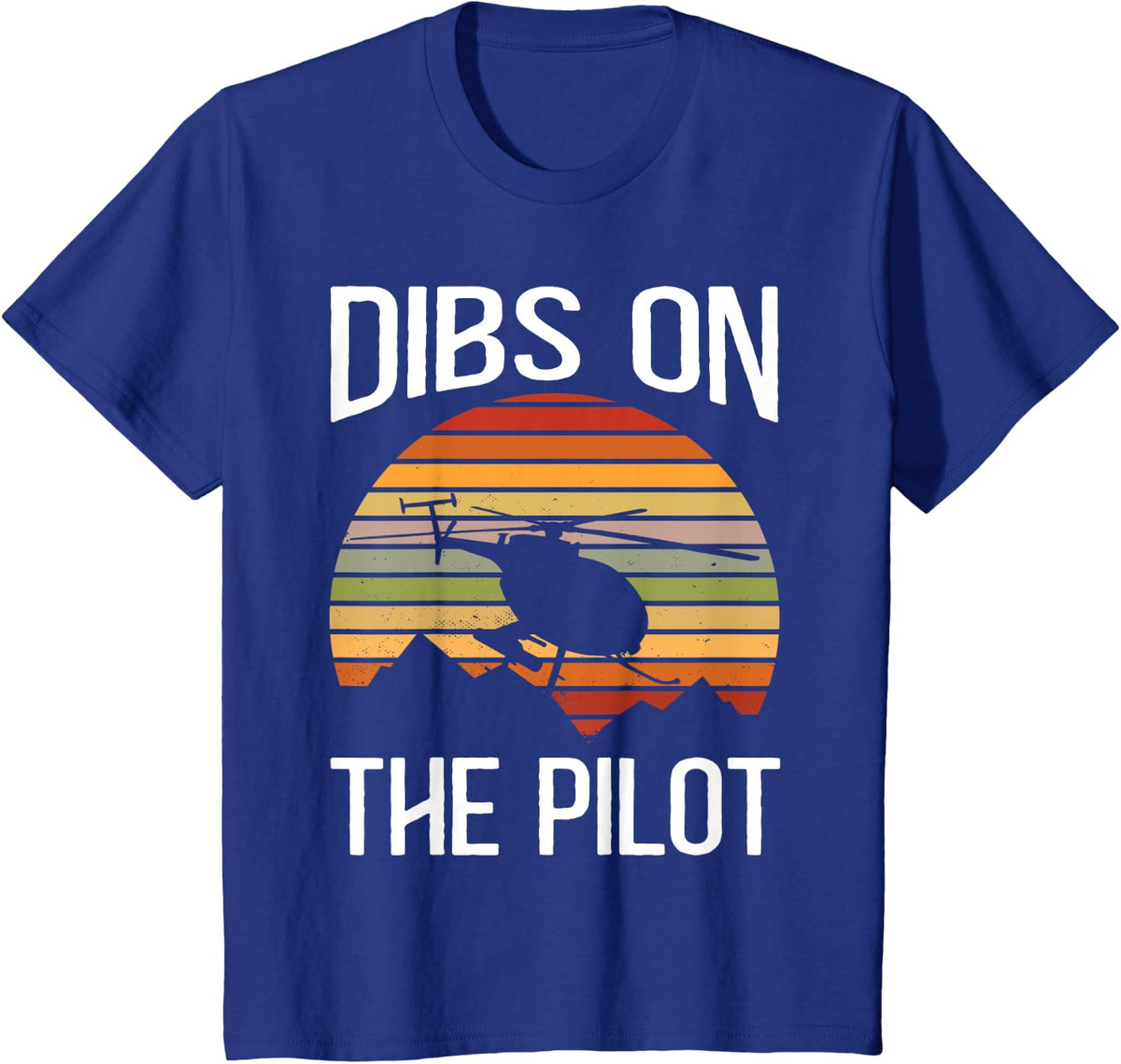 Dibs in Pilot Film T-Shirt - Royal Blue