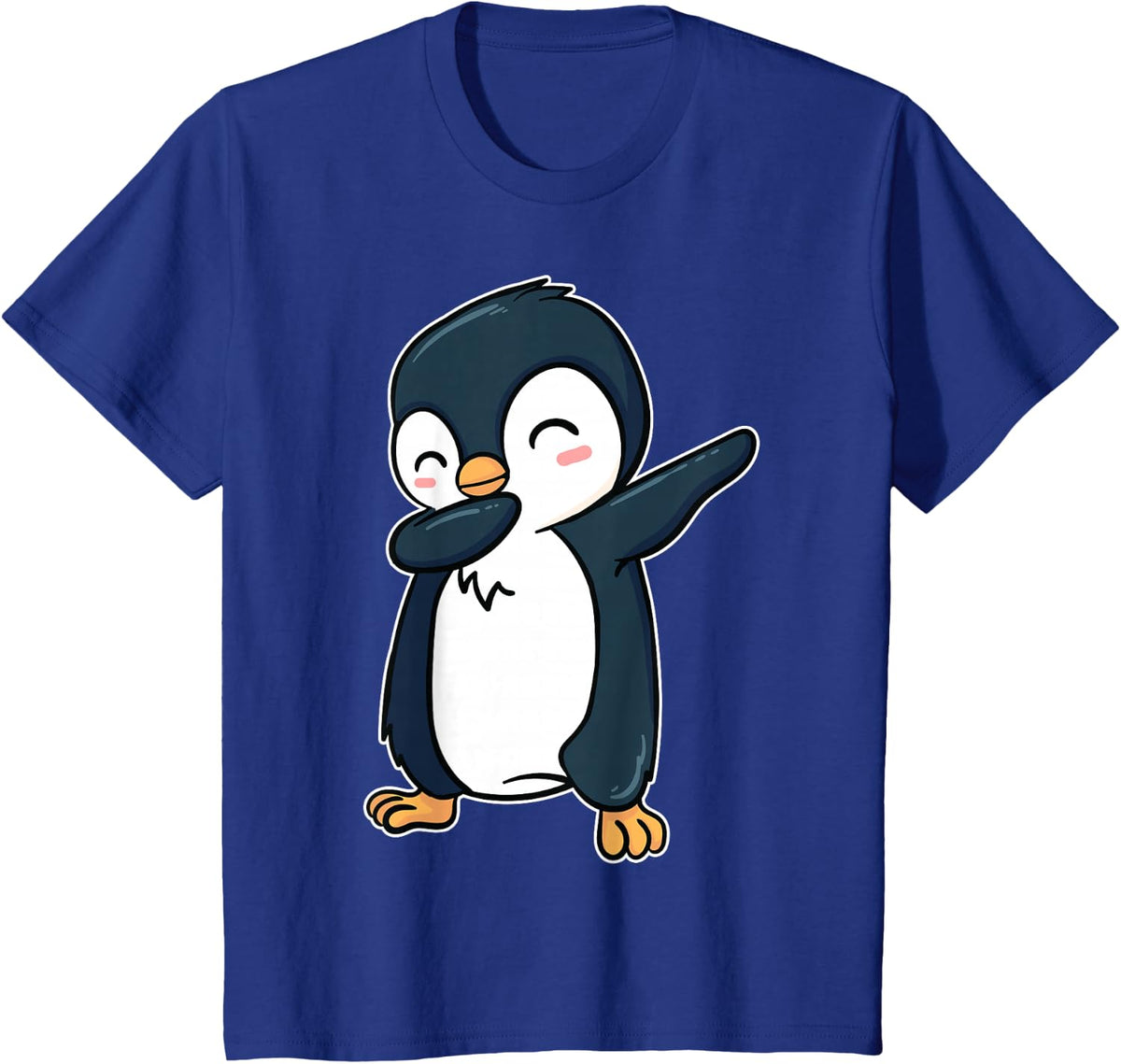 Dabbing Penguin Dab Dance Seabird Animal Lover Waterbird T-Shirt - Royal Blue