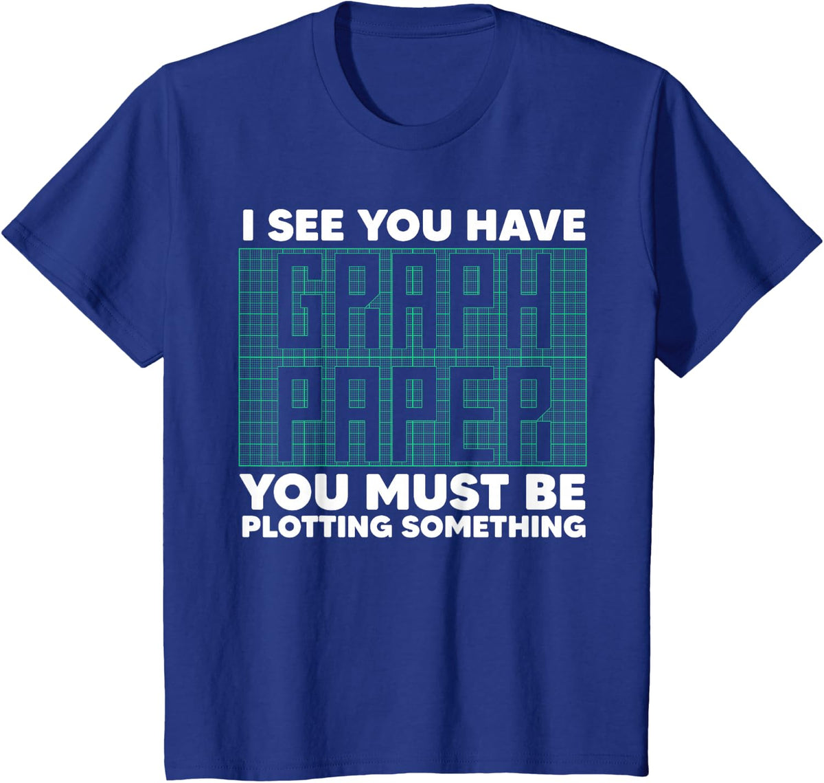 Funny Math Art For Men Women Mathematics Student Math Lover T-Shirt - Royal Blue