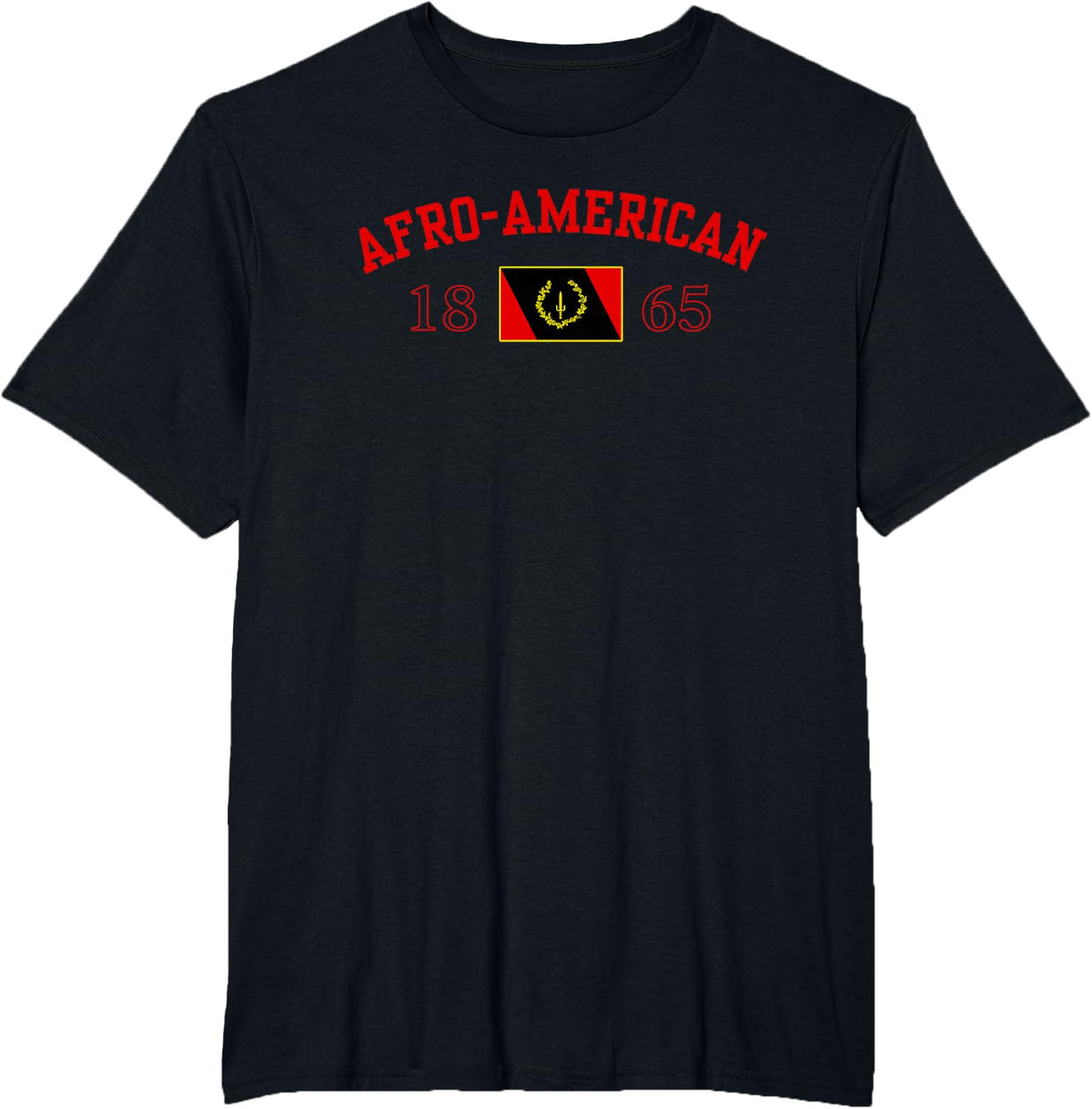 Afro American 1865 Shirt, Afro American 1865 Juneteenth T-Shirt - Black