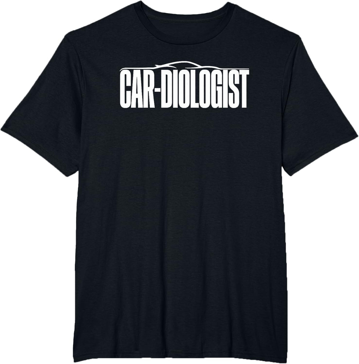 Car-Diologist Funny Car Guy Mechanic Humor for Men and Women T-Shirt - Black