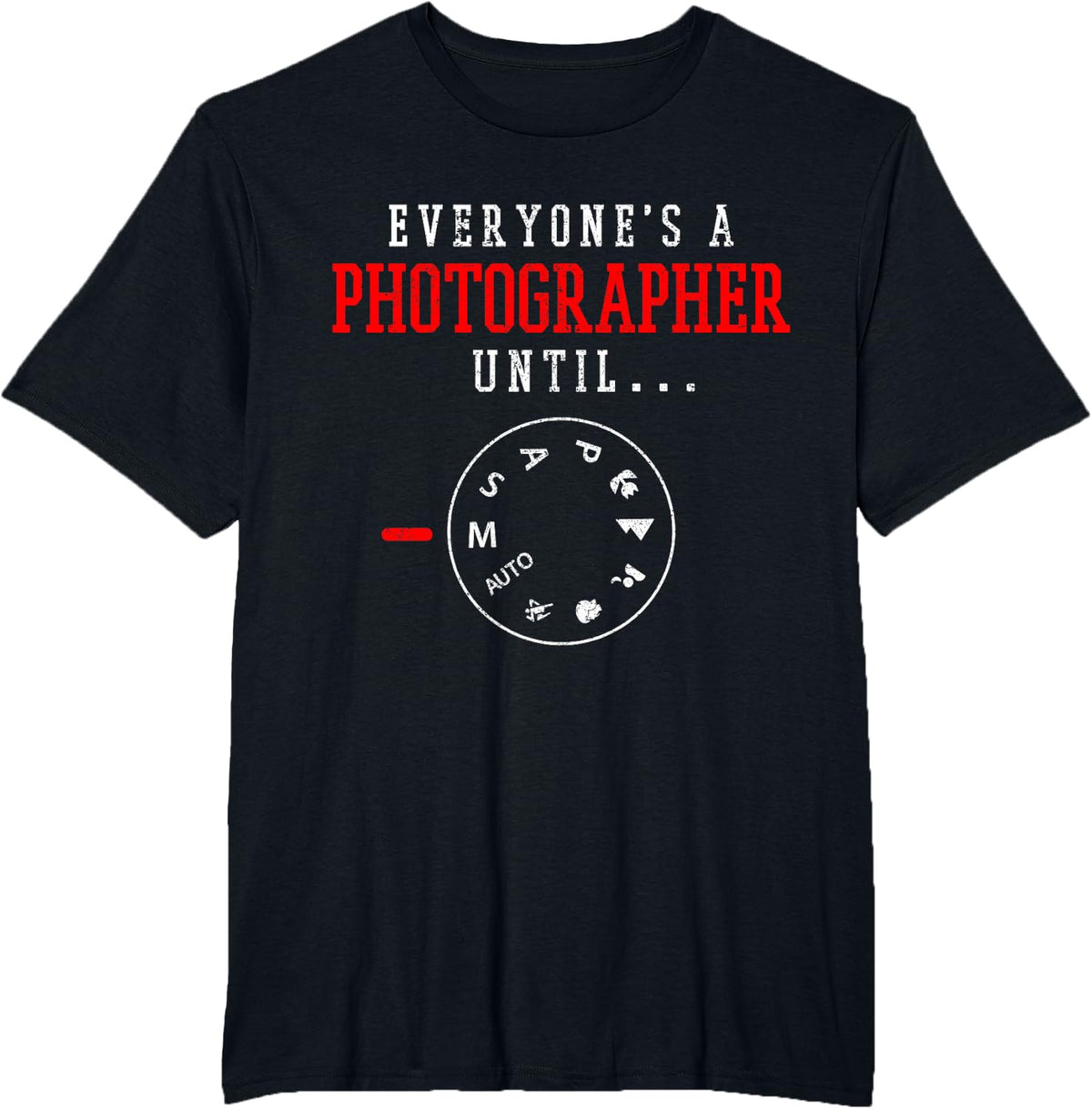 Photographer Photography Camera Gift T-Shirt - Black