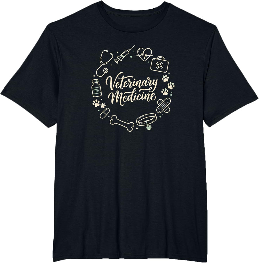 Veterinary Medicine T-Shirt - Black