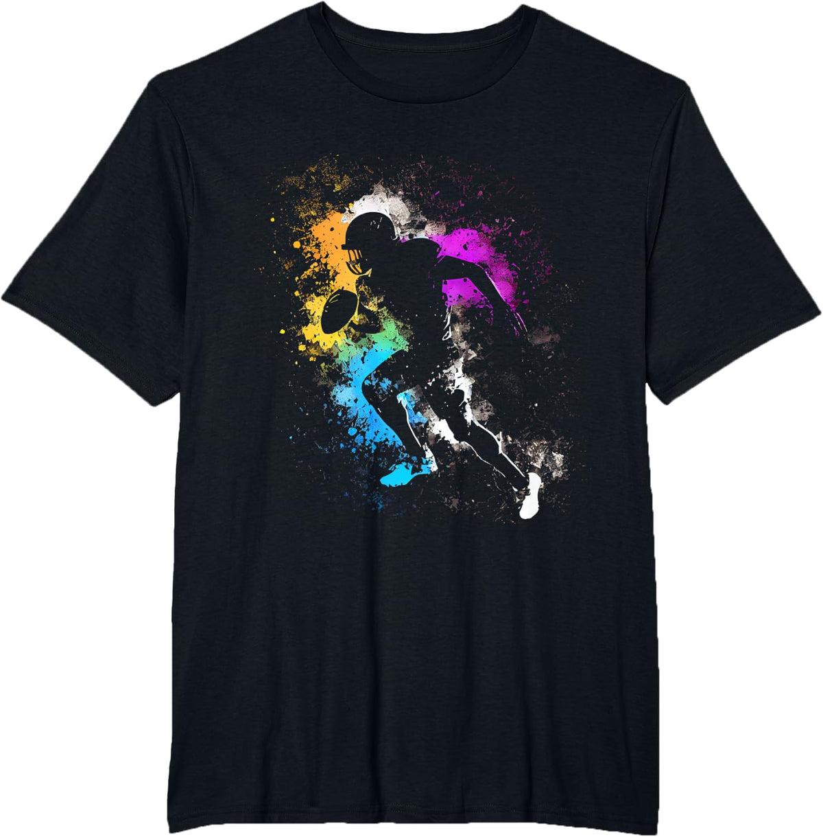 American Football Player American Football T-Shirt - Black