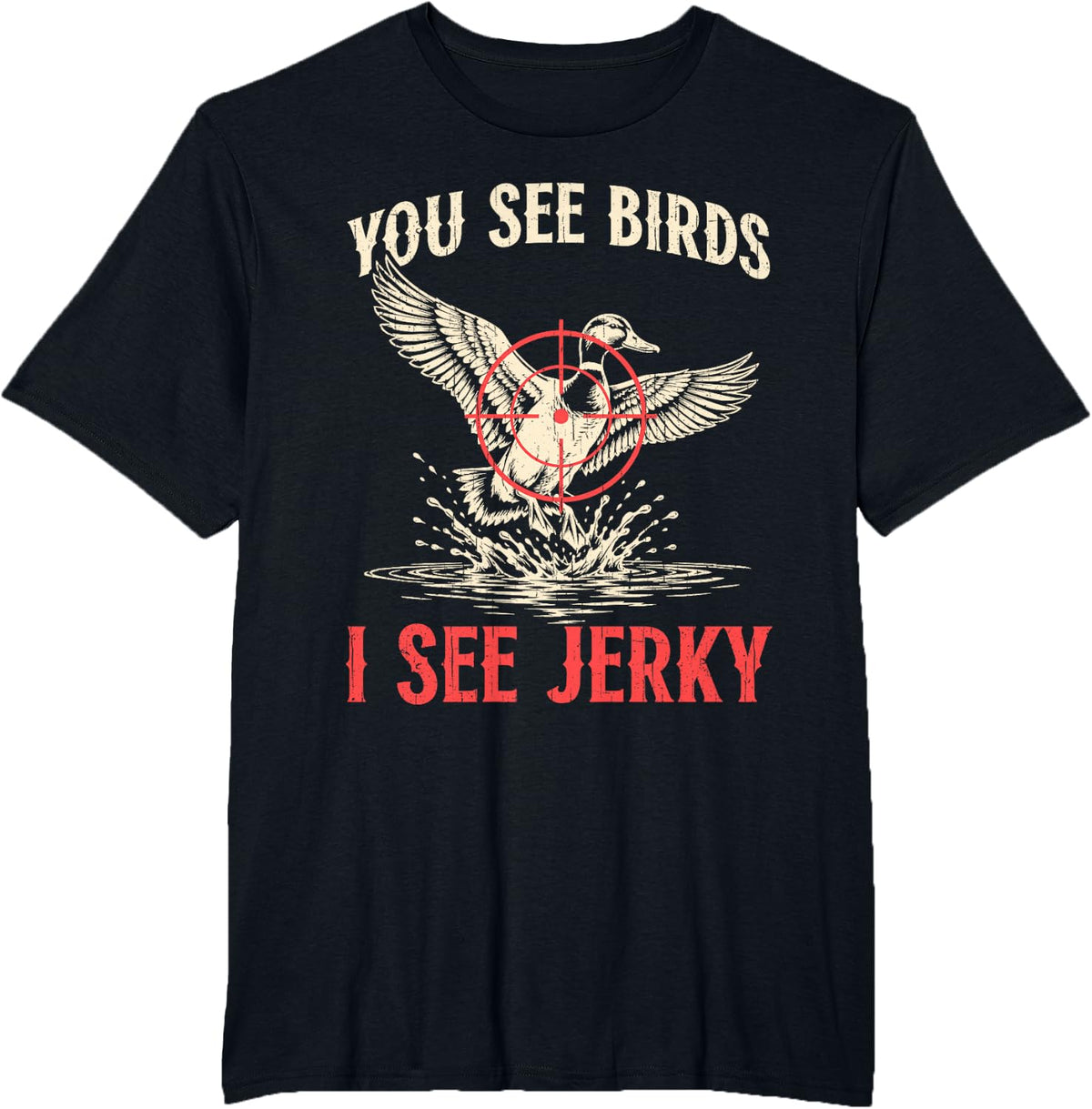 Funny Waterfowl Hunting Duck Hunter Goose Hunting T-Shirt - Black