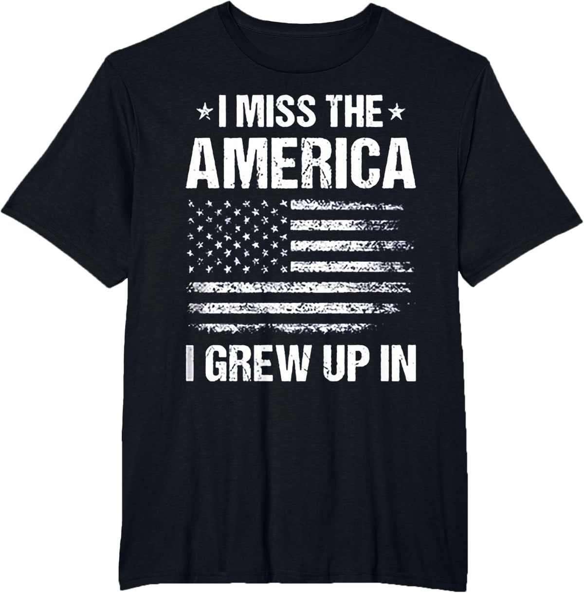 I Miss The America I Grew Up In T-Shirt - Black