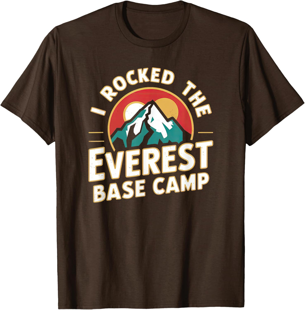 Mount Everest Base Camp Trekking Nepal T-Shirt - Brown