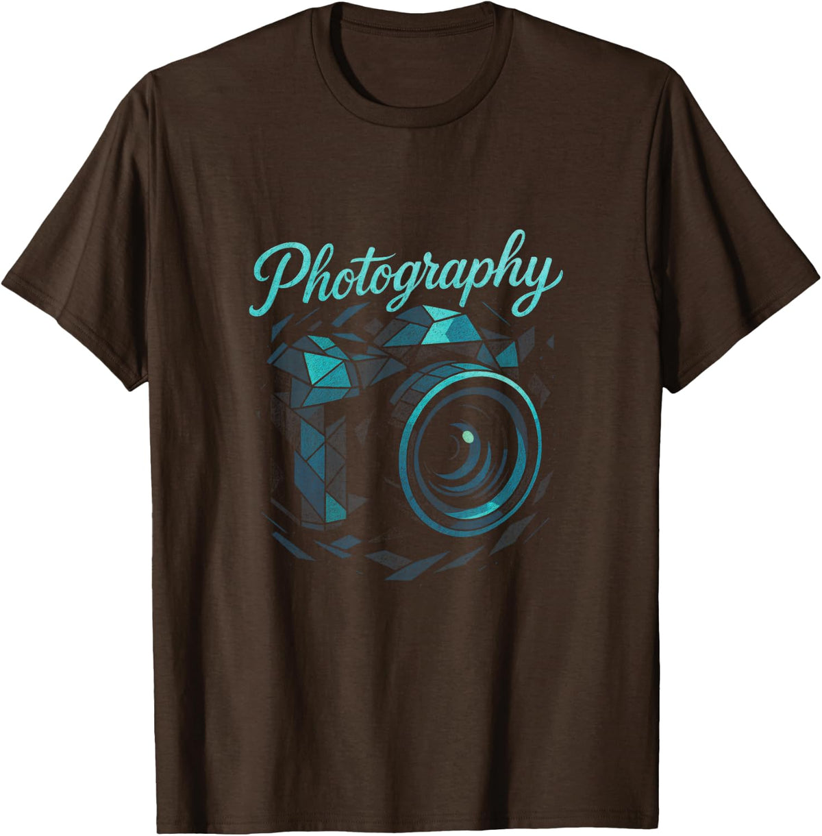 Photography - Camera Exposure Lighting T-Shirt - Brown