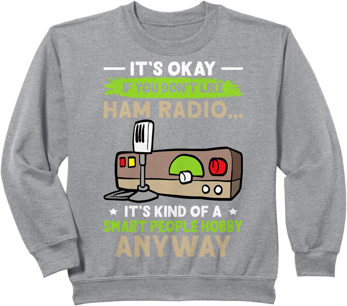 Amateur Radio | Ham Radio Sweatshirt - Heather Grey
