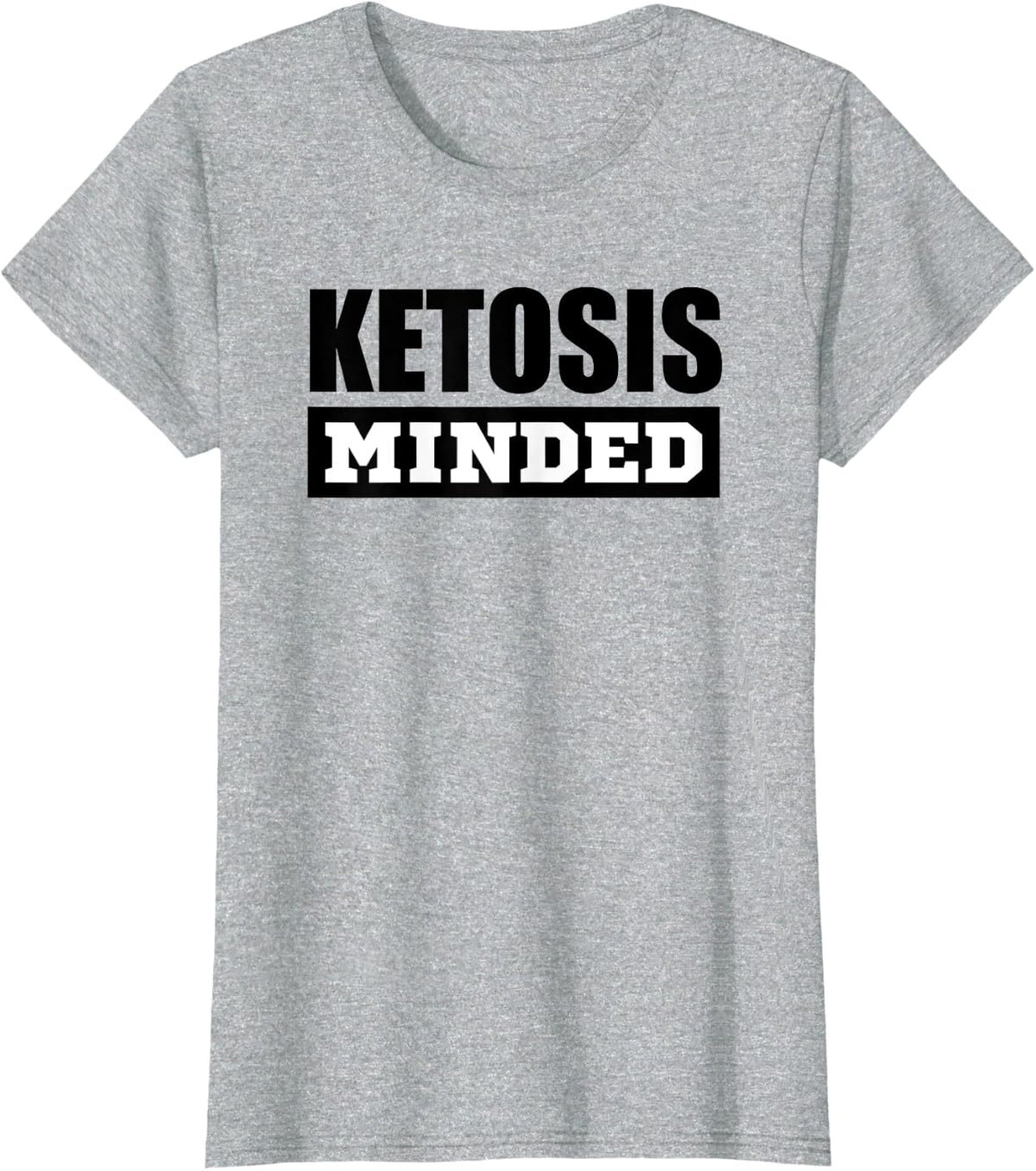 Keto Low Carb Diet Body Ketosis Tshirt - Heather Grey