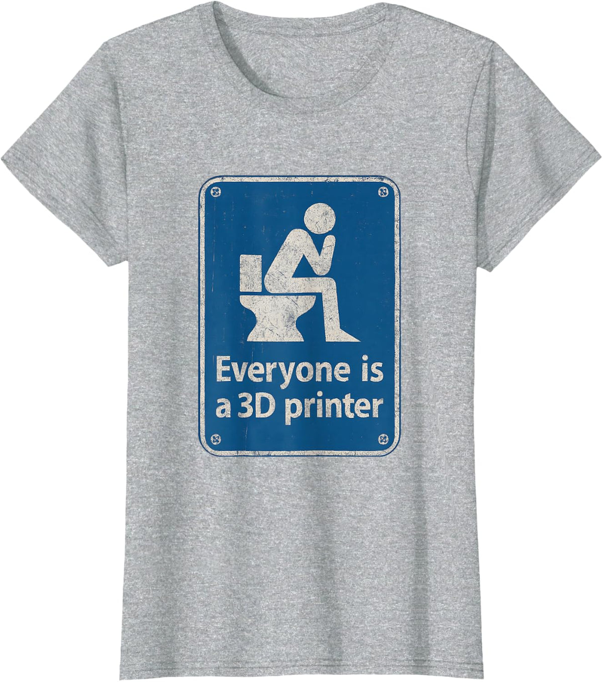 Funny Sarcastic D3 Printer Programmer Engineer Men Women T-Shirt - Heather Grey
