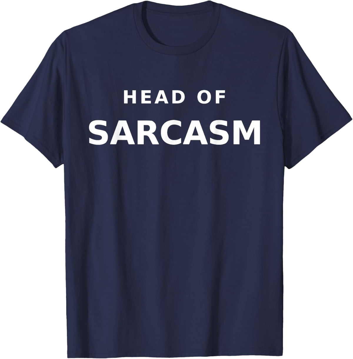Head of Sarcasm T-Shirt - Navy Blue