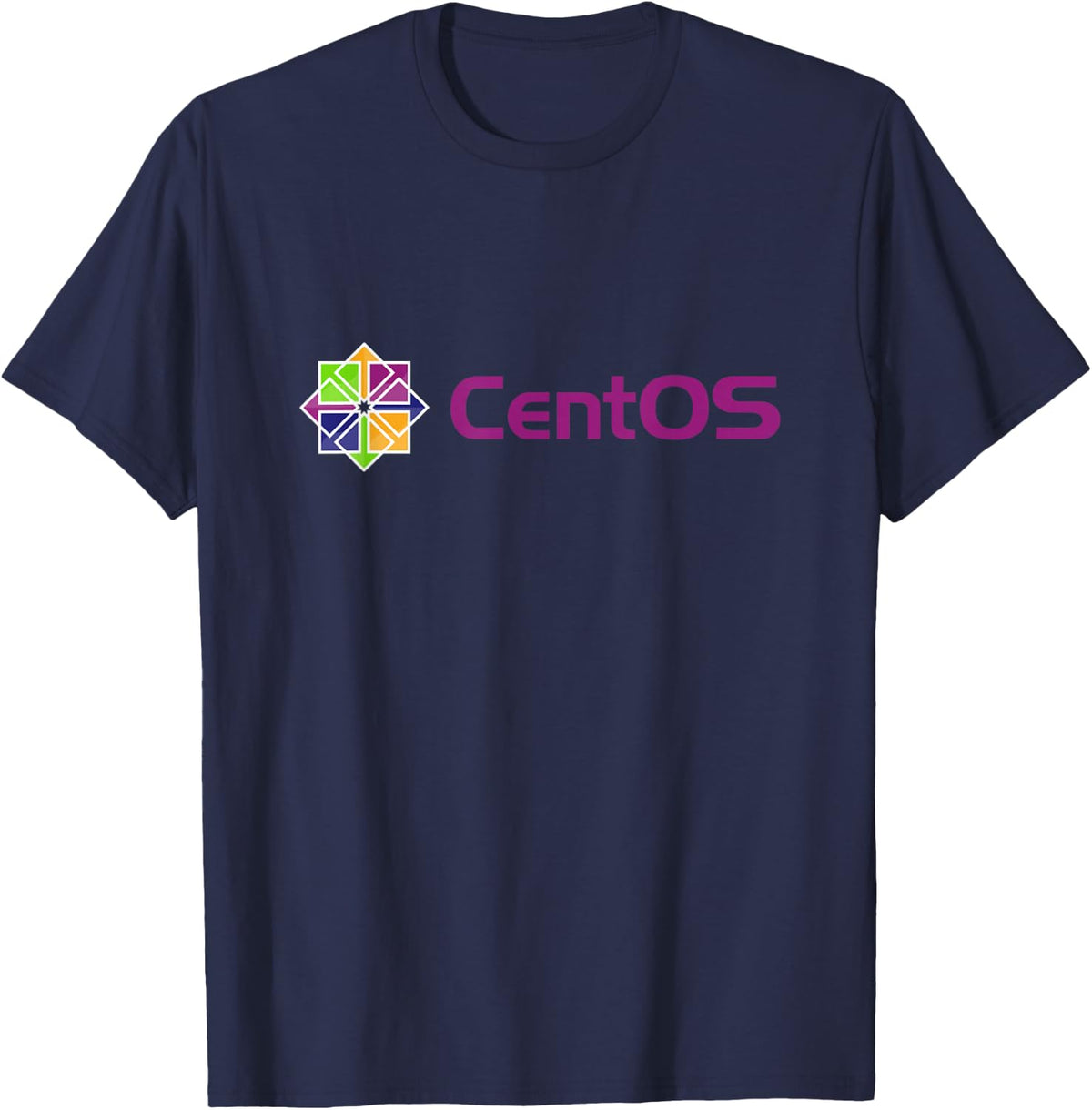 CentOs Linux lover T-Shirt with tagline Open Source Os tee T-Shirt - Navy Blue