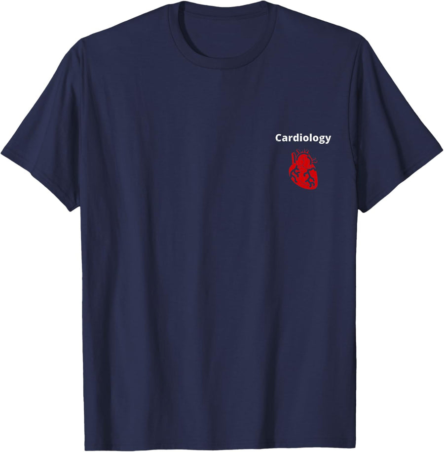 Funny Cardiologist Cardiology Cardiologists Heart Surgeon T-Shirt - Navy Blue