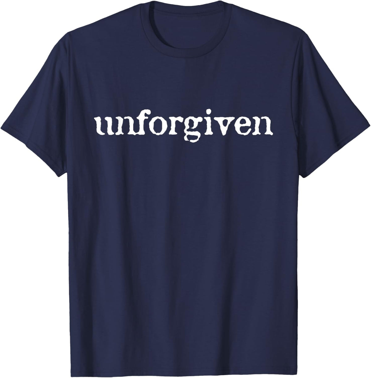 unforgiven T-Shirt - Navy Blue