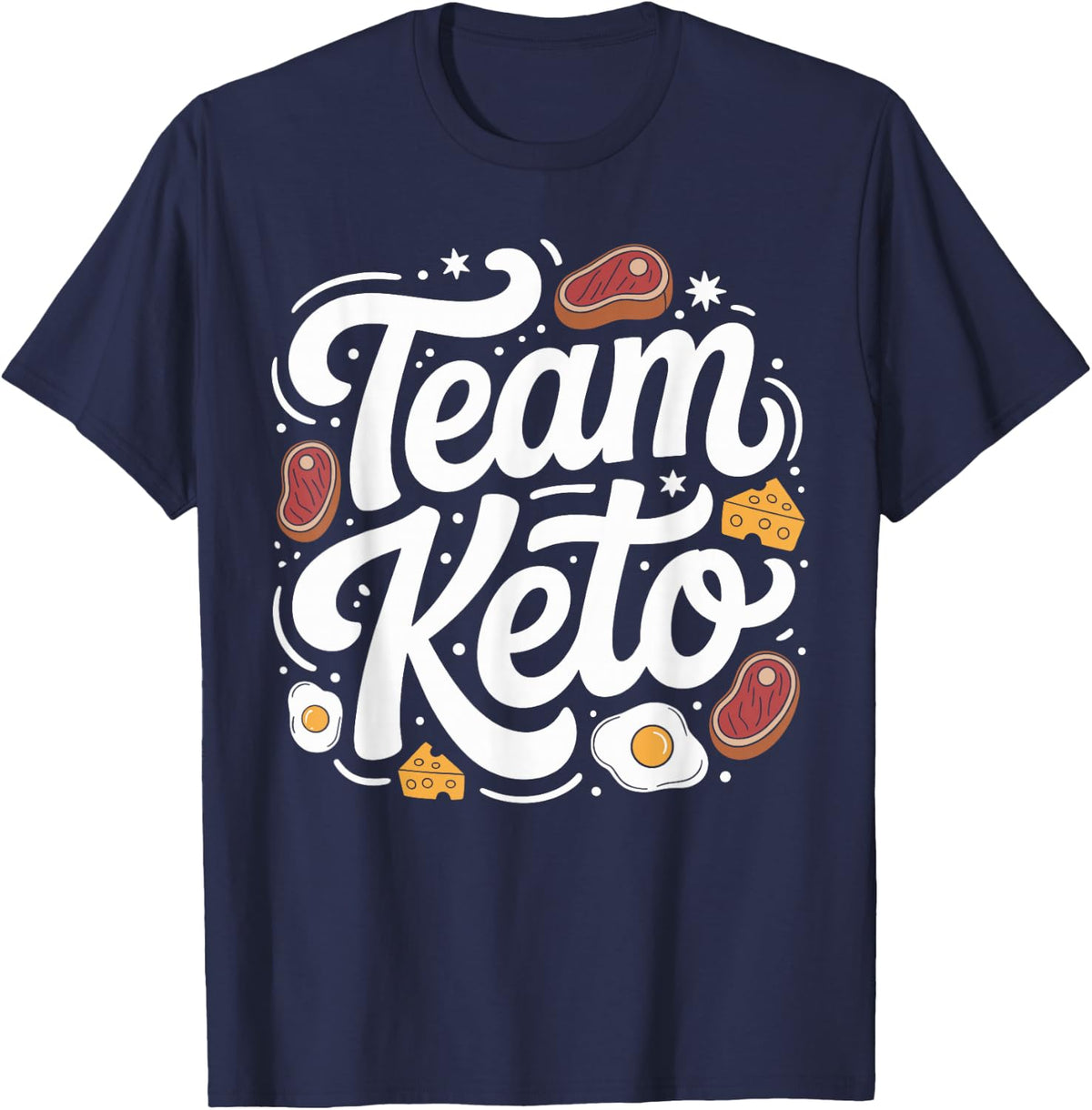 Keto Diet Team Keto T-Shirt - Navy Blue