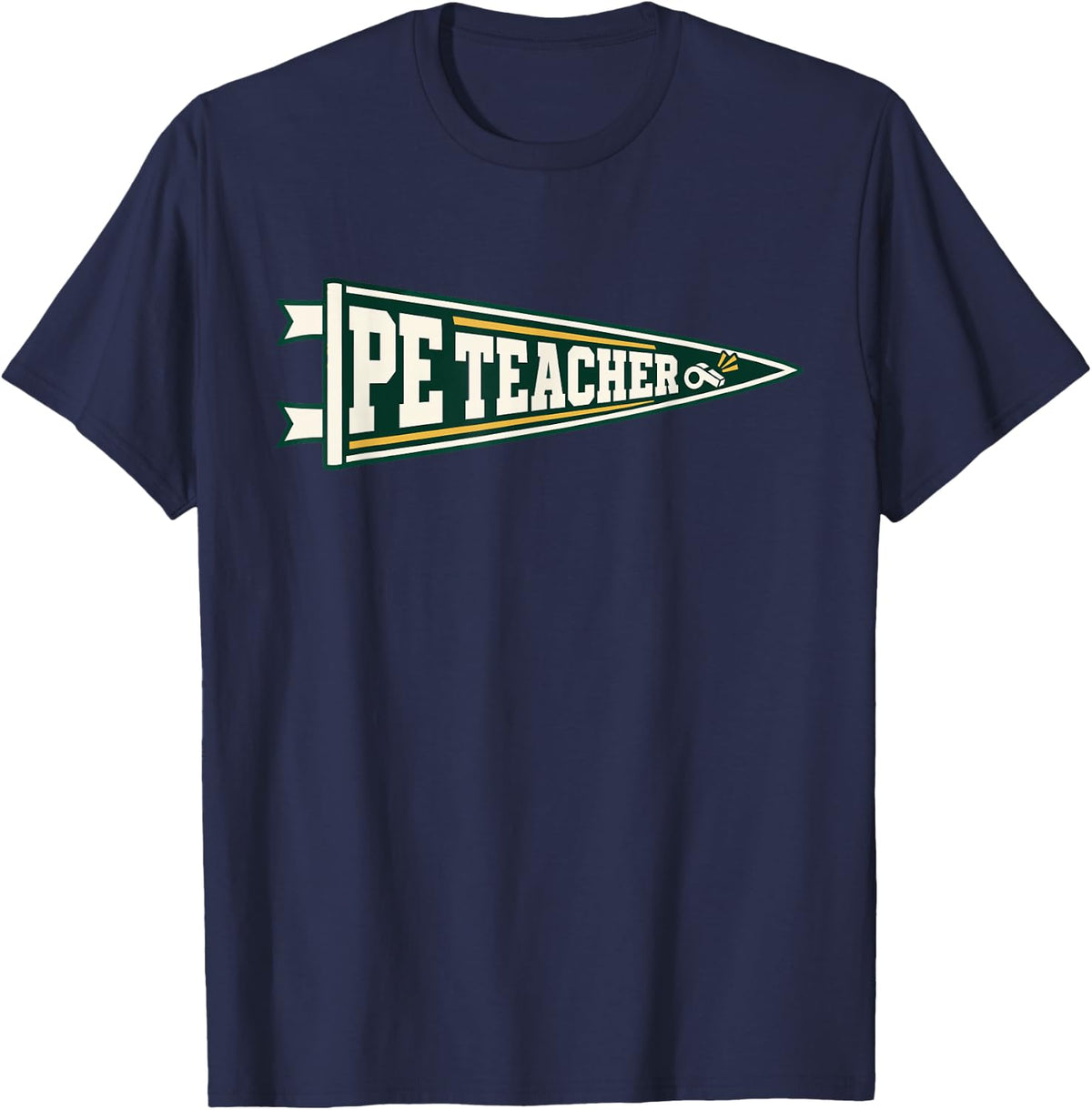 PE Teacher Teaching Physical Education T-Shirt - Navy Blue